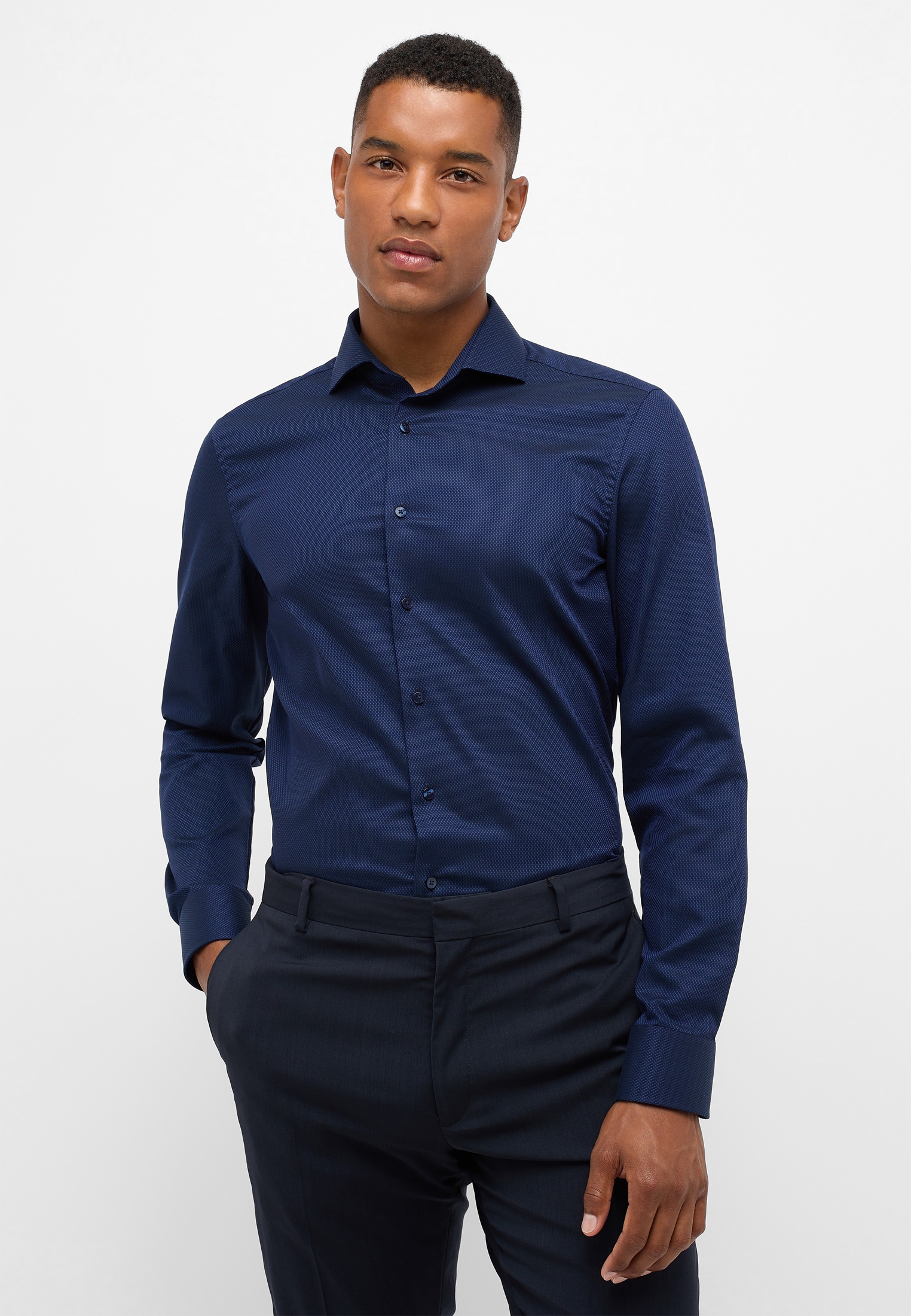 Eterna Langarmhemd "SLIM FIT" NON IRON (bügelfrei) günstig online kaufen