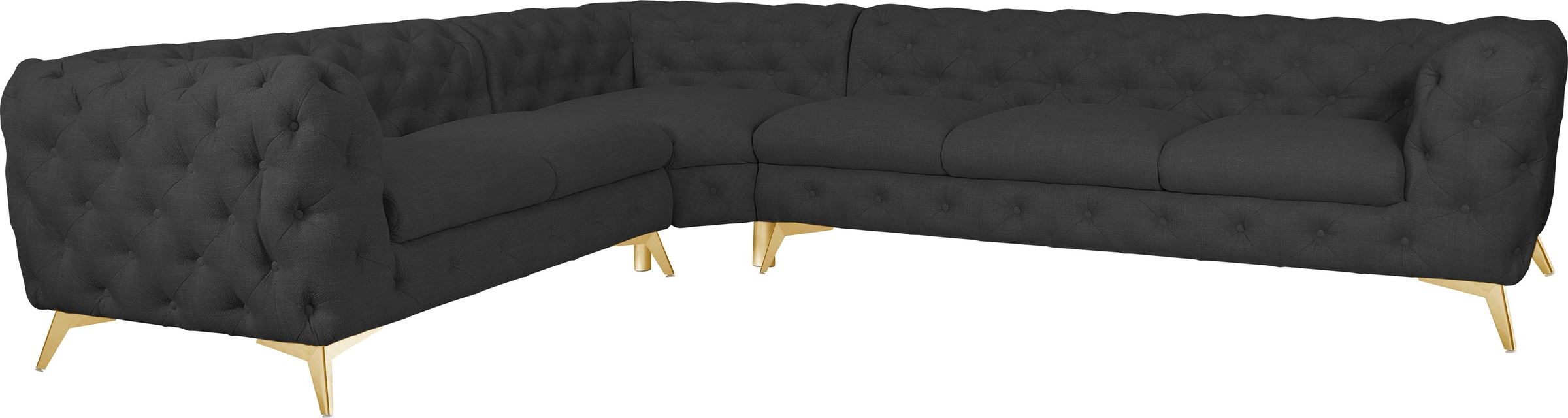 Home Affaire Glynis Corner Sofa Grey 323x264x75cm 5