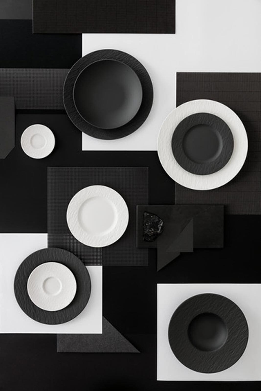 Villeroy & Boch Pizzateller »Teller Manufacture Rock ø 32.0 cm 6er Set weiß«