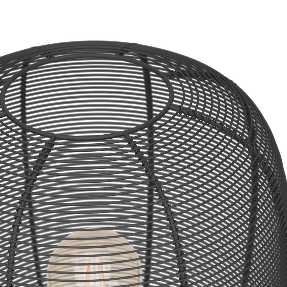 EGLO Stehlampe »RINROE«, 1 flammig, Leuchtmittel E27 | ohne Leuchtmittel, Stehleuchte, Standleuchte Dreibein, Metall in schwarz, Wohnzimmerlampe