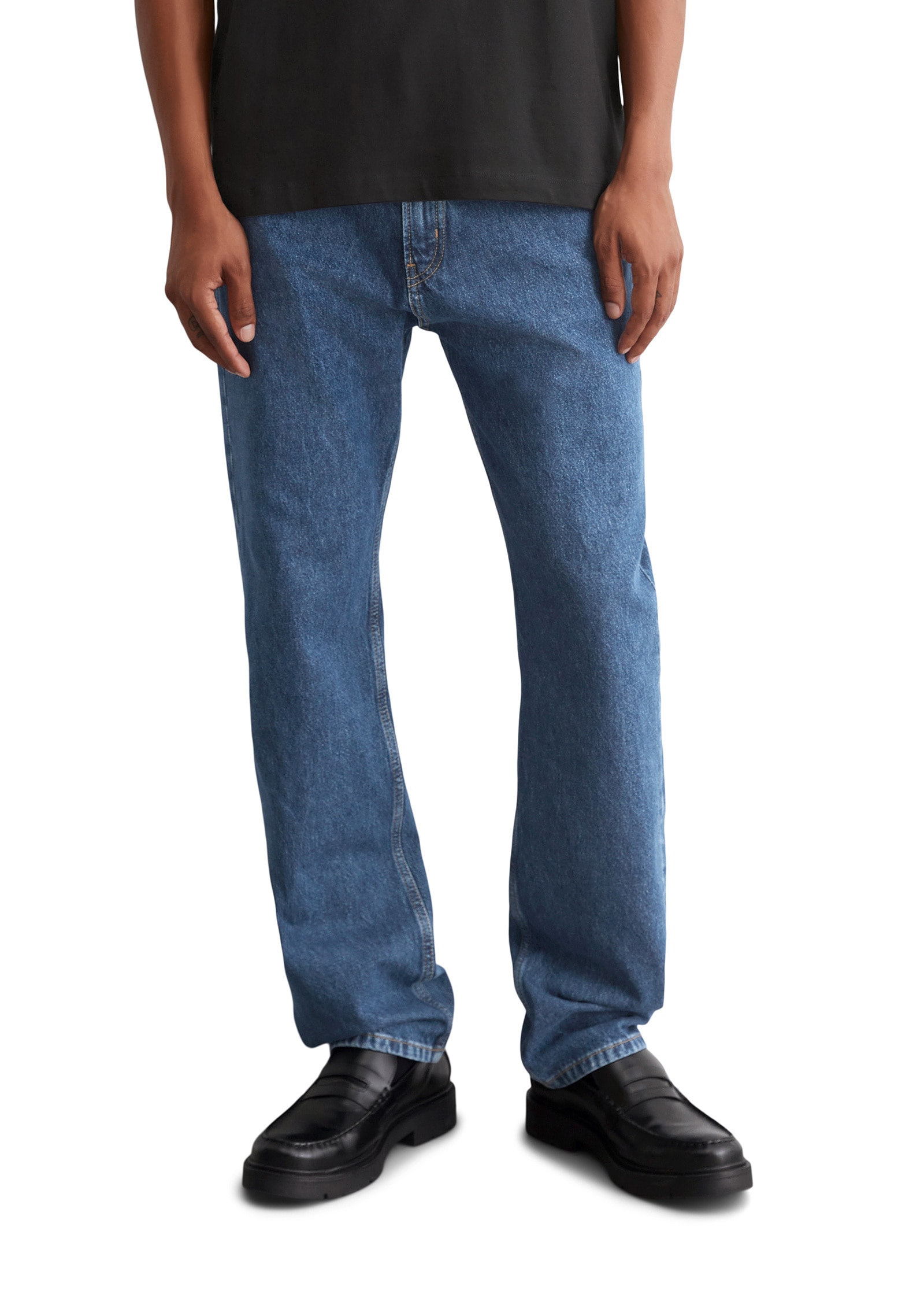 Marc OPolo DENIM Straight-Jeans "aus reiner Bio-Baumwolle" günstig online kaufen