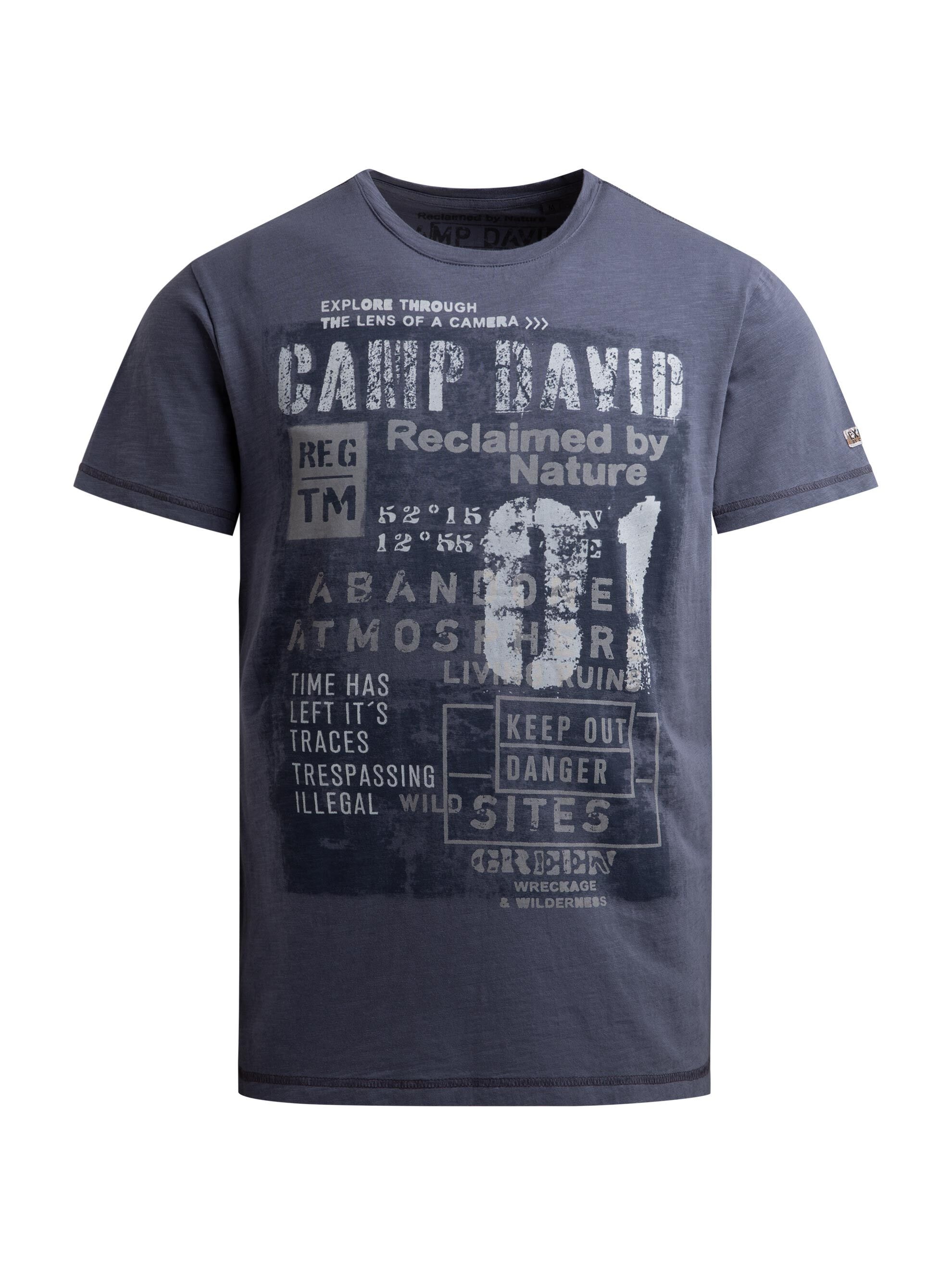 CAMP DAVID Rundhalsshirt aus Baumwolle
