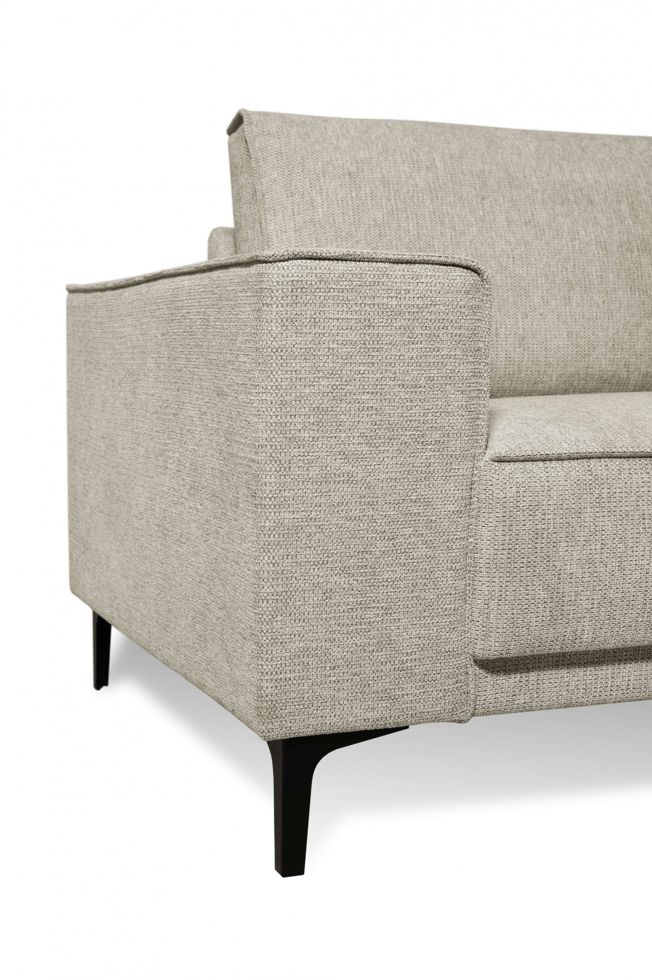 OTTO home Ecksofa »Casina« mit abgerundeter Ottomane, in einem weichen Chenille-Stoff