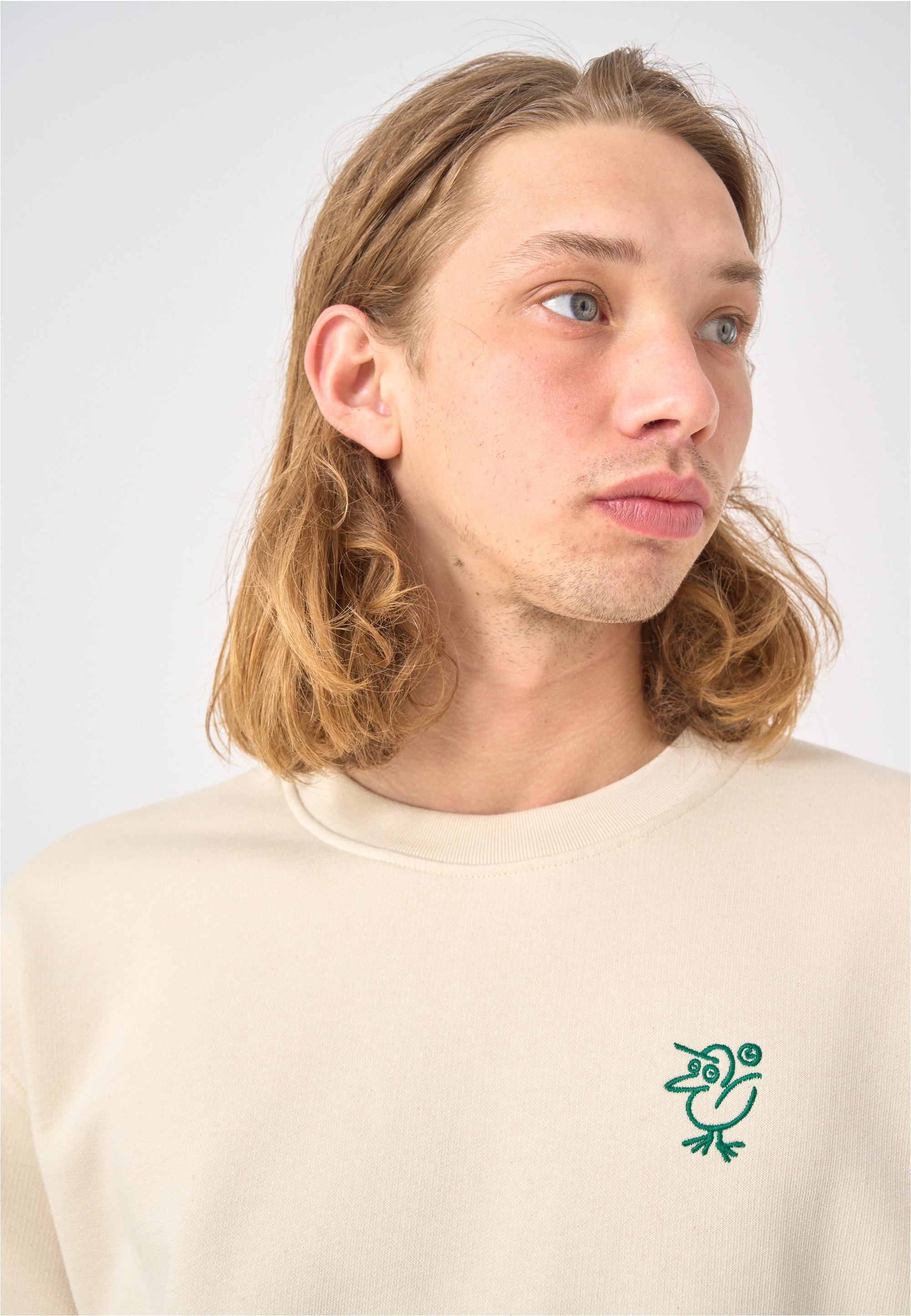 Cleptomanicx Strickpullover »Sketch Gull« mit lockerem Schnitt