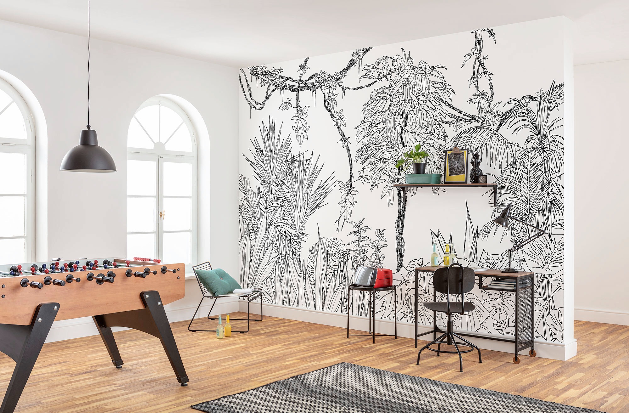 Komar Vliestapete »Digitaldruck Vlies - Blanca - Größe 400 x 280 cm«, bedruckt, Wohnzimmer, Schlafzimmer
