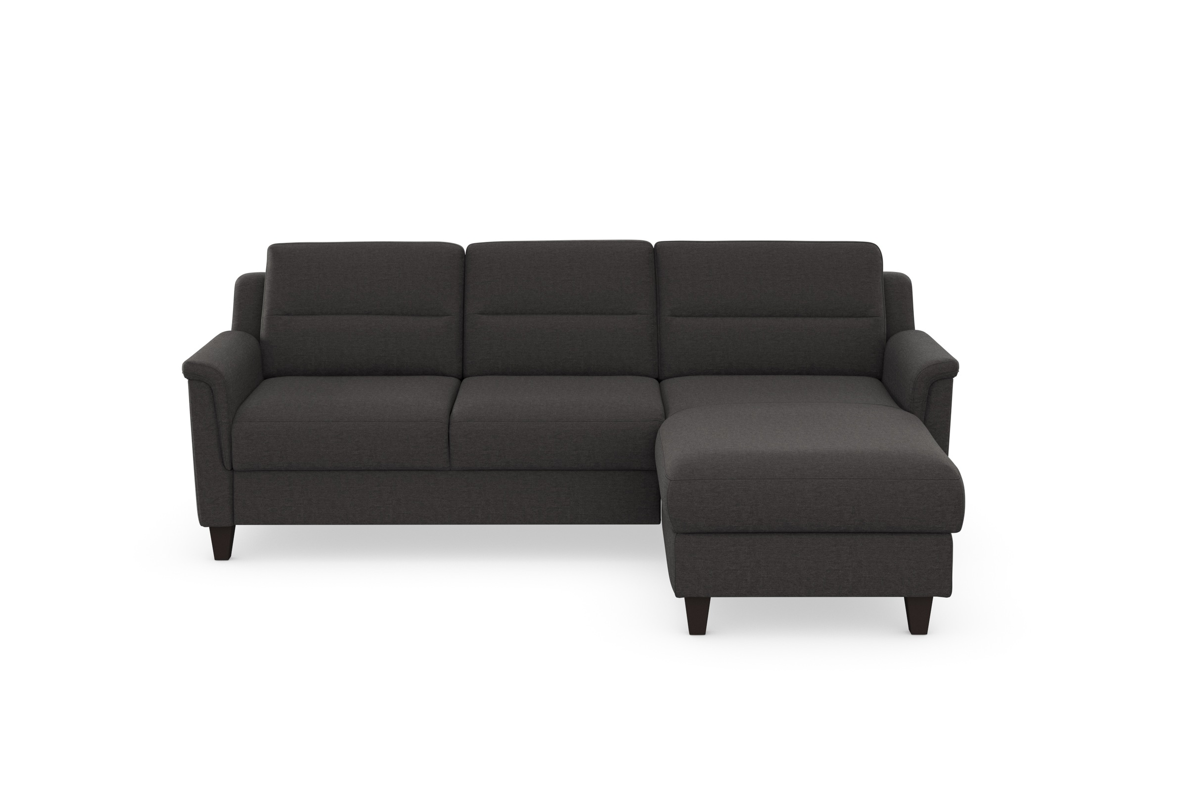 sit&more Ecksofa »Farö L-Form«, inklusive Federkern, wahlweise mit Bettfunktion und Bettkasten