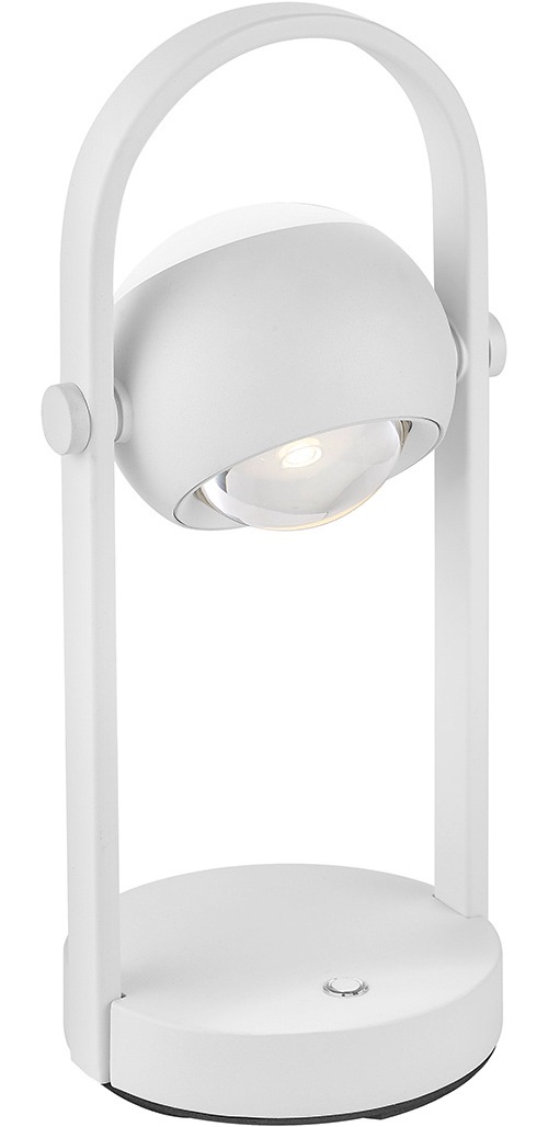 Musterring LED Tischleuchte »CANNON, Akku LED Tischlampe Touchdimmer 4W 400 Lumen 2300-4000K CCT« LED-Board 1 Stk. Farbwechsler | warmweiß - kaltweiß kabellose Akku Tischleuchte mit Lade-Base, schwenkbar dimmbar Memory