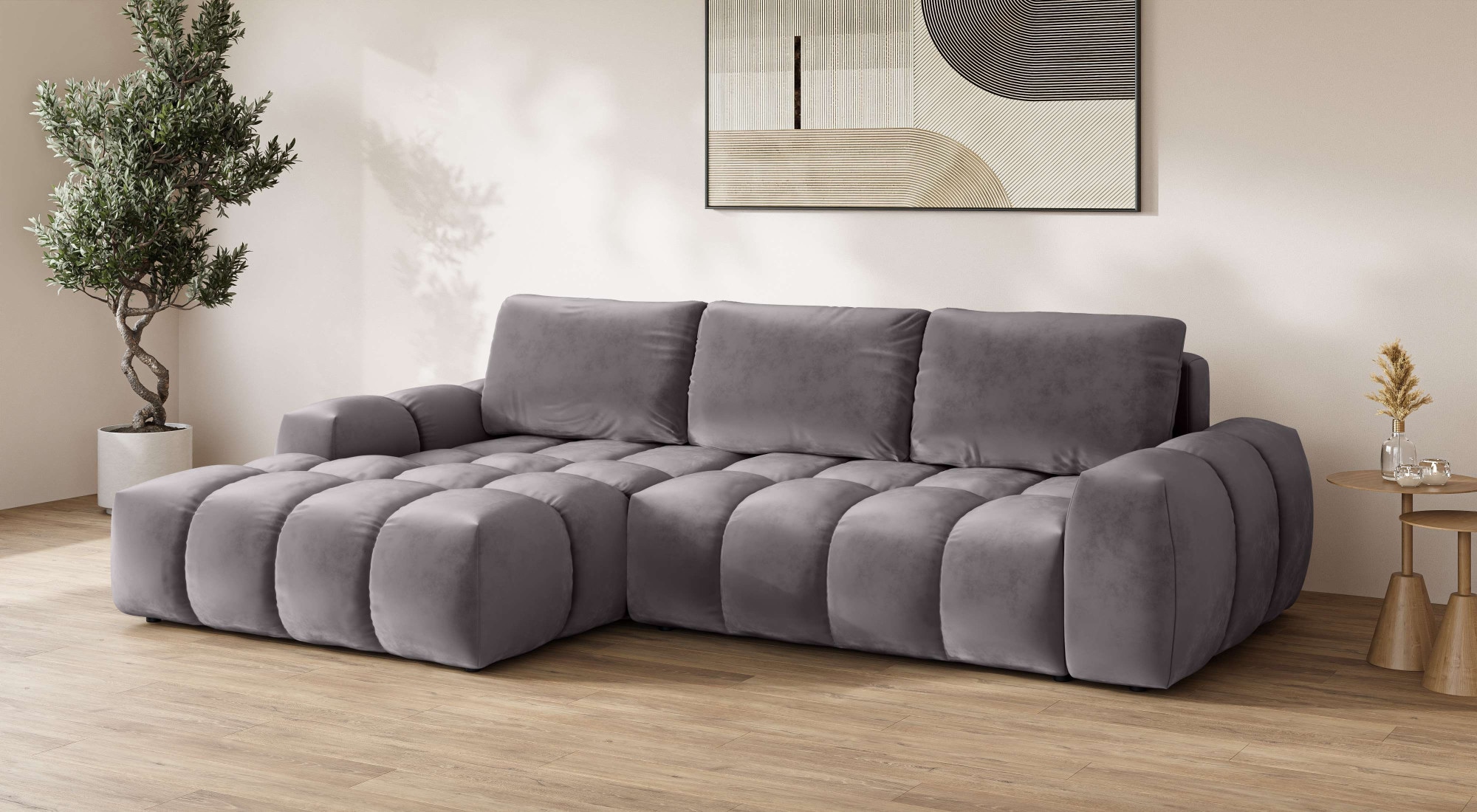 INOSIGN Ecksofa "AZITA klein optionale Schlafsofa mit Bettkasten, B/T/H: 27 günstig online kaufen