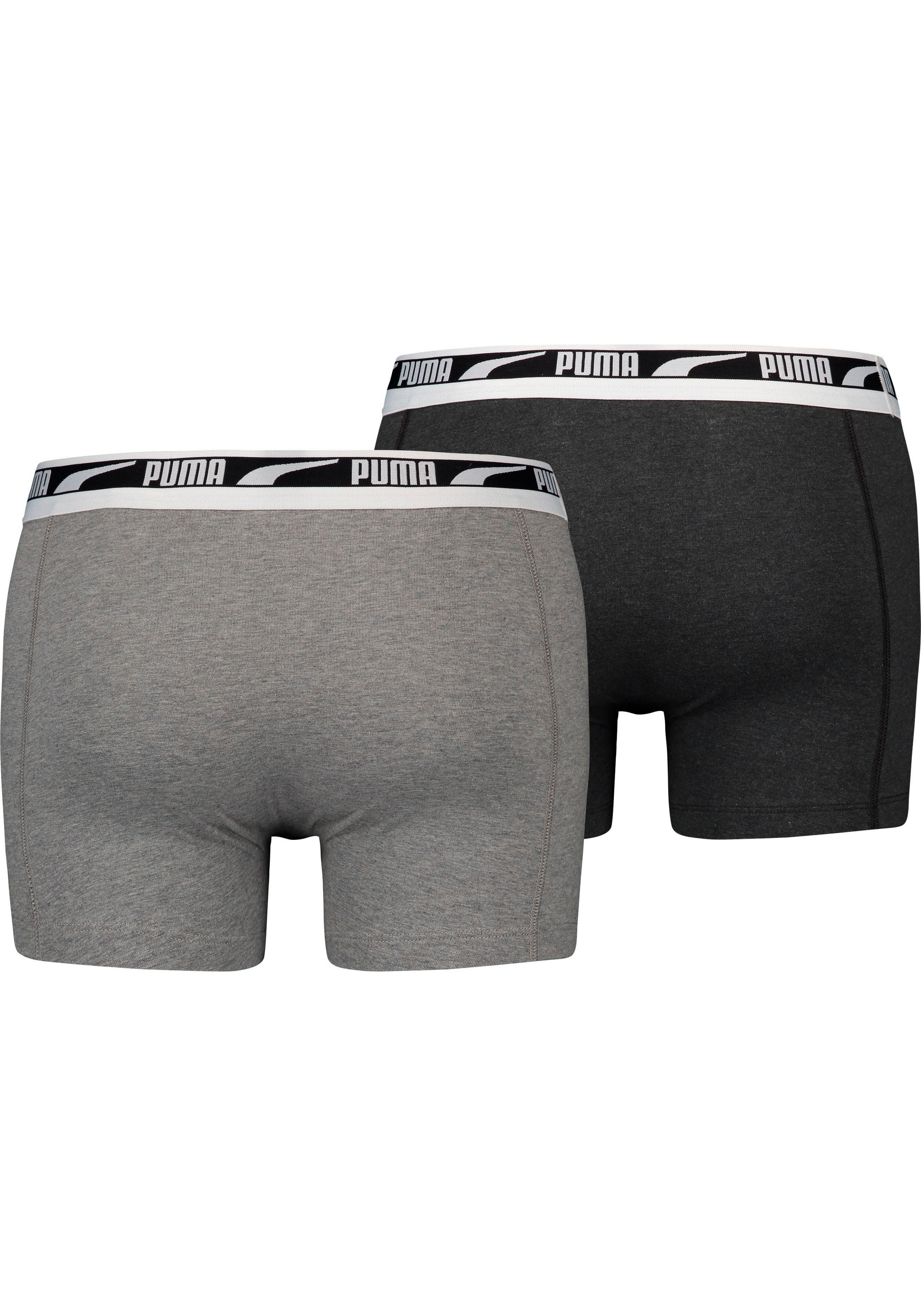 Thumbnail - PUMA Boxershorts "MEN MULTI LOGO BOXER 2P" 2er Pack, Komfortbund