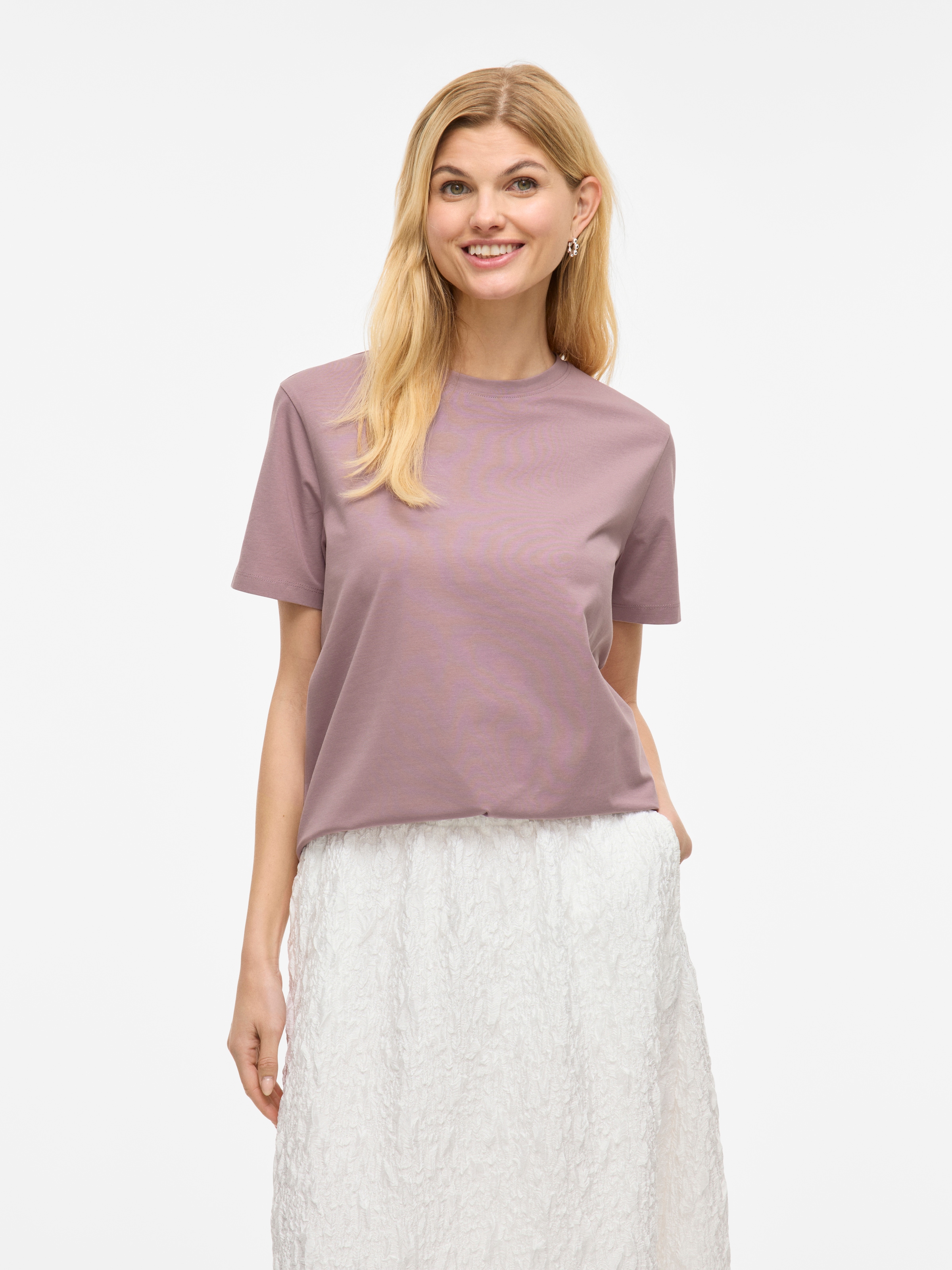 Vila Kurzarmshirt "VINORA S/S T-SHIRT - NOOS" günstig online kaufen