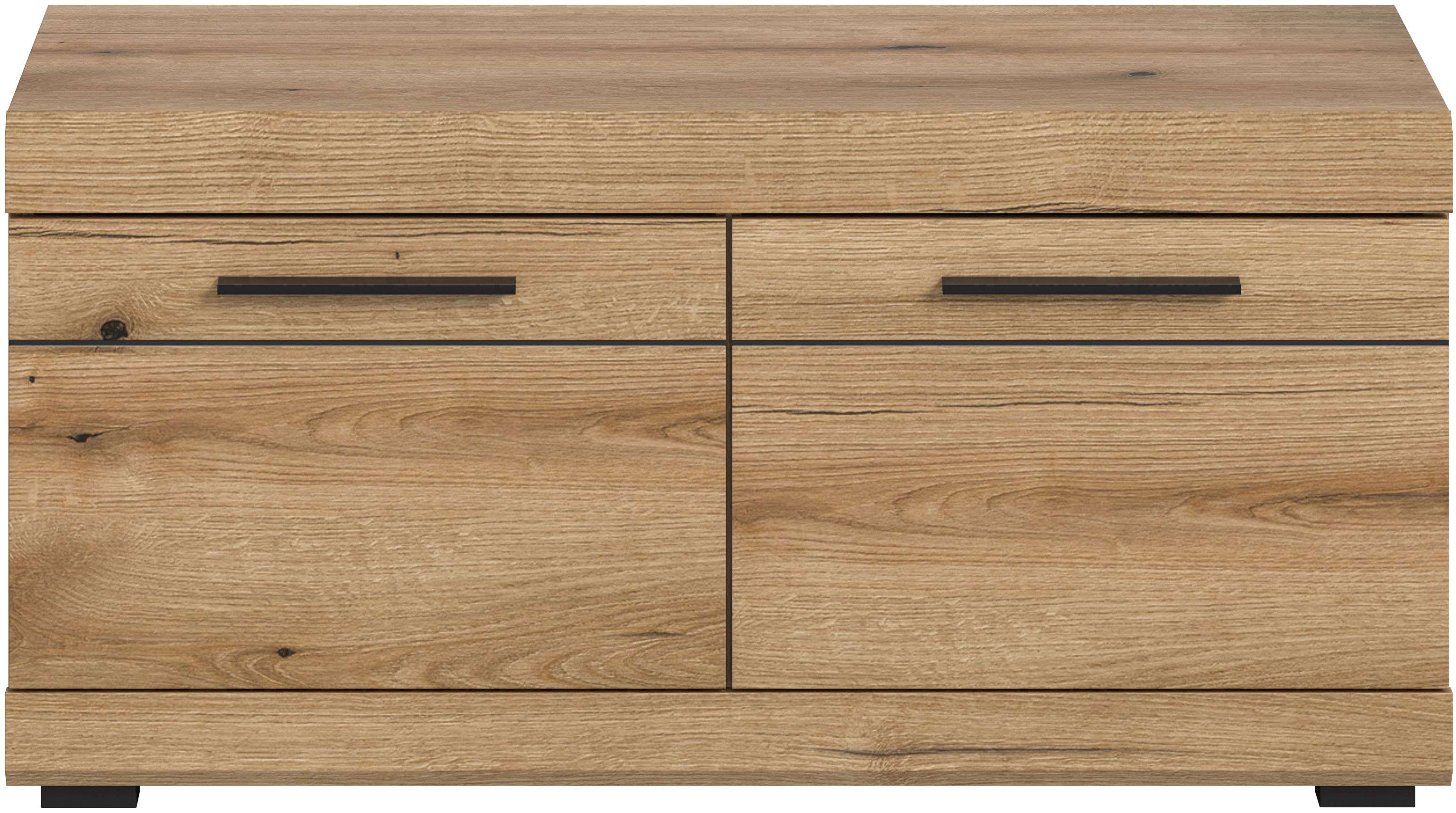 Thumbnail - INOSIGN Sitzbank "SIENA, Breite 90 cm, 2 Türen, 2 Einlegeböden, 4 Fächer" hochwertige Rillenfräsung in MDF Front, 1 Stk....