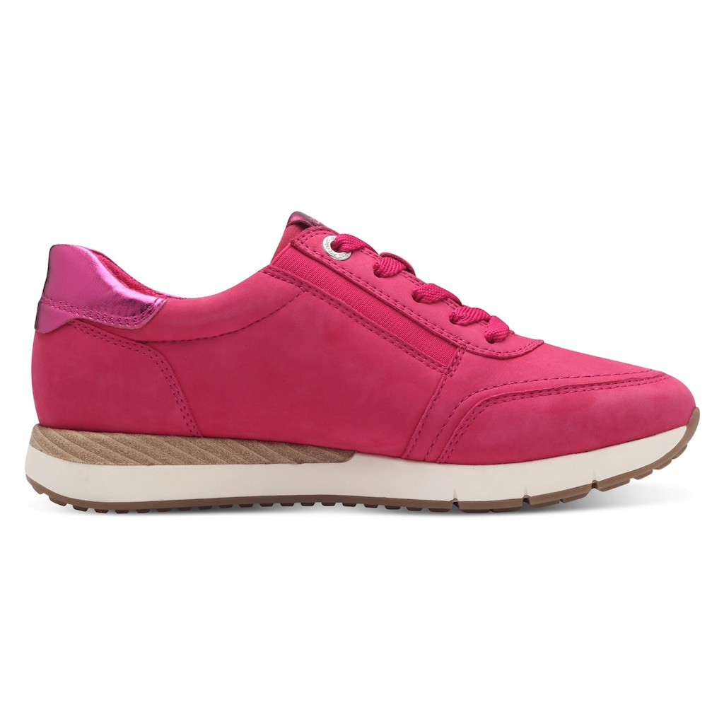 Tamaris COMFORT Sneaker, mit seitlichem Stretcheinsatz, Freizeitschuh, Halbschuh, Schnürschuh