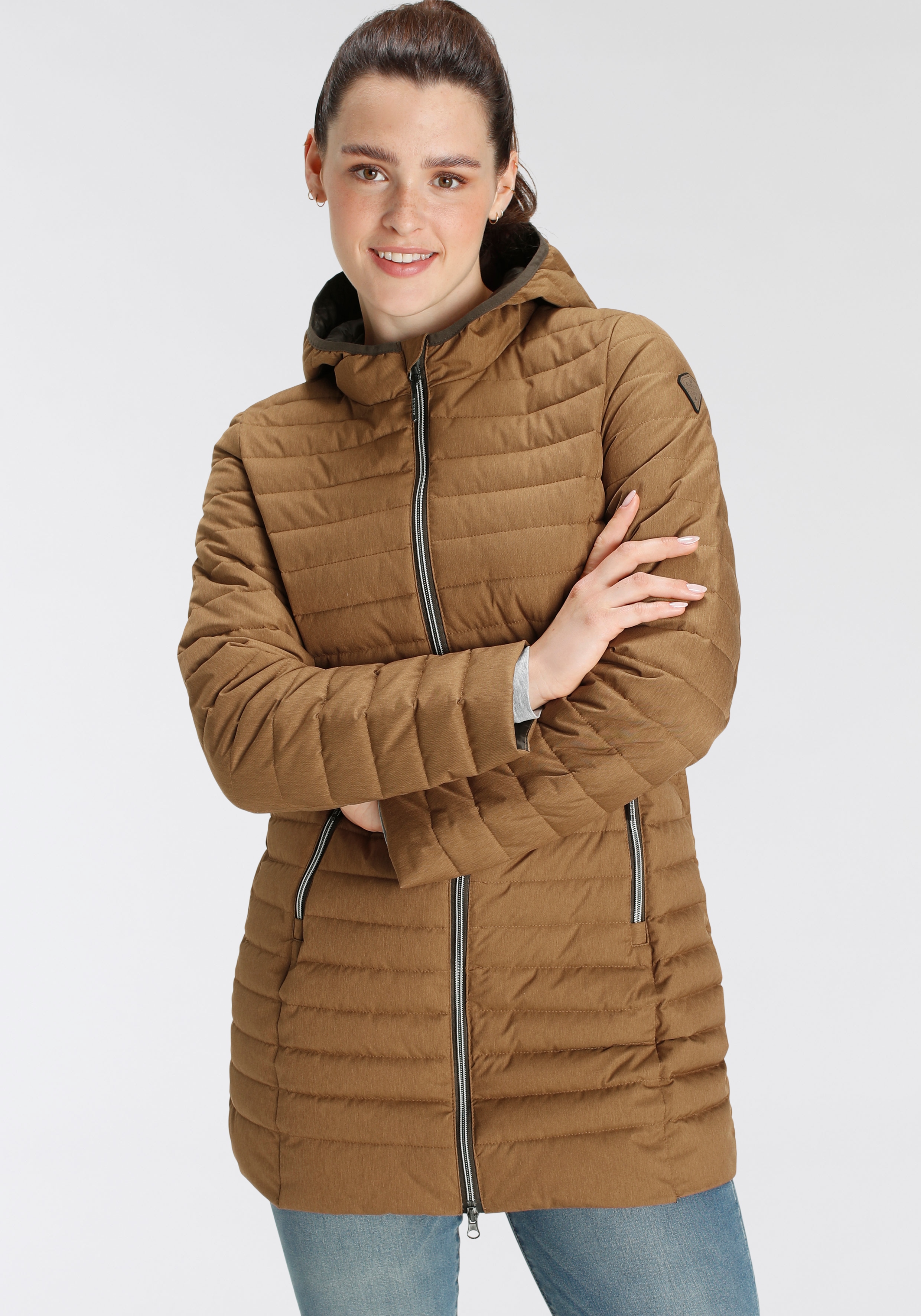 G.I.G.A. DX by killtec Steppjacke "GW 1 WMN QLTD CT OT" mit Kapuze mit Kapuze, auch in großen Größen, wasserabweisend, windabweisend