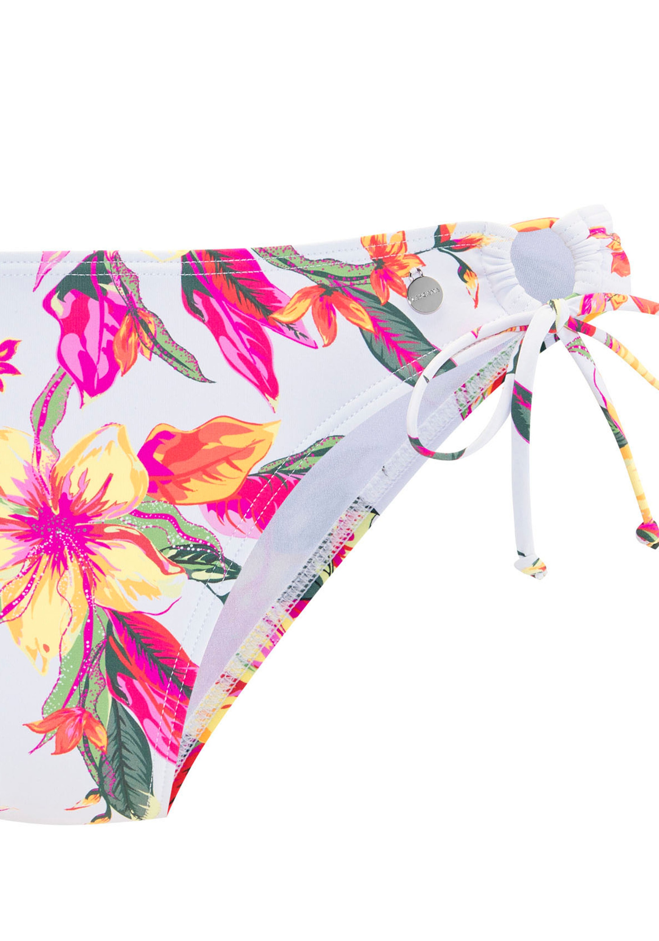 LASCANA Bikini-Hose "Malia", zum Binden mit tropischem Print günstig online kaufen