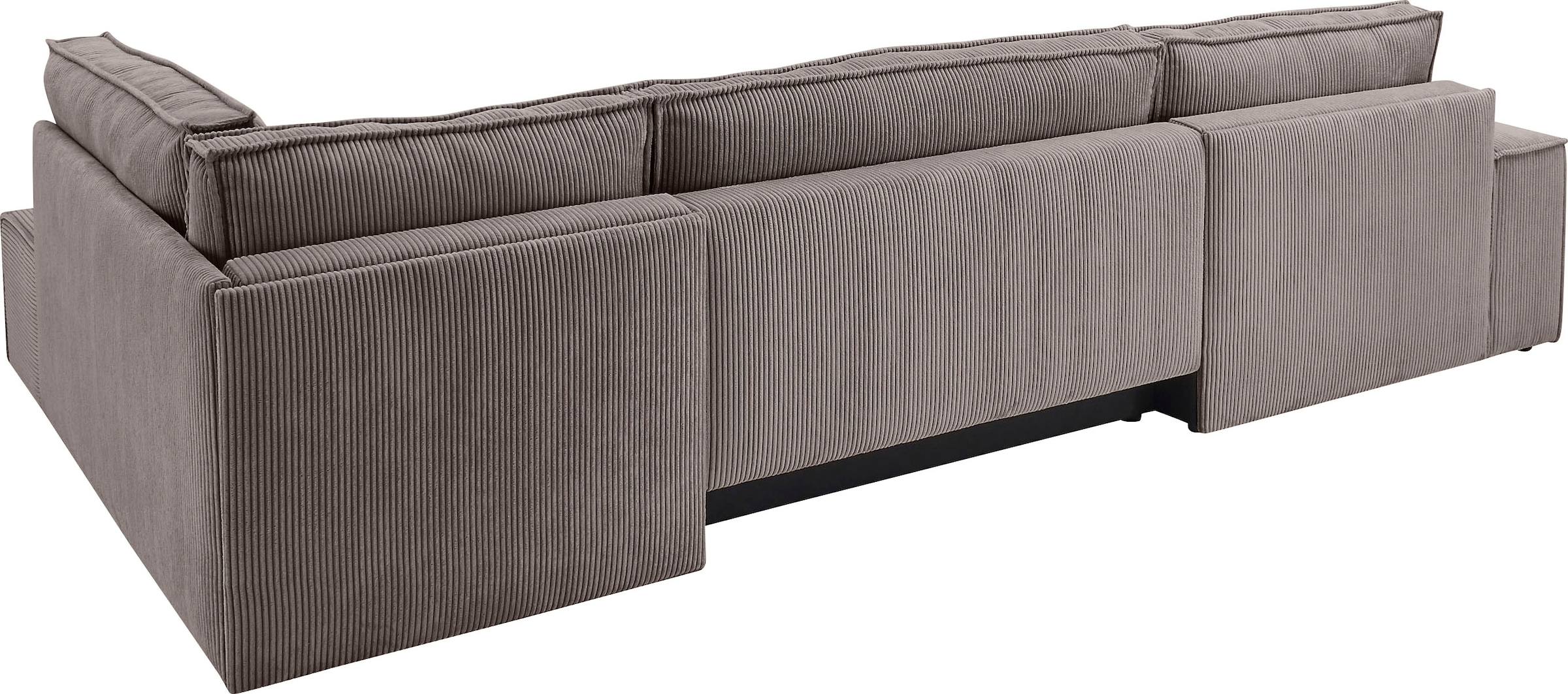 Home affaire Wohnlandschaft »SHERWOOD 329 cm, U-Form, Schlafsofa,«
