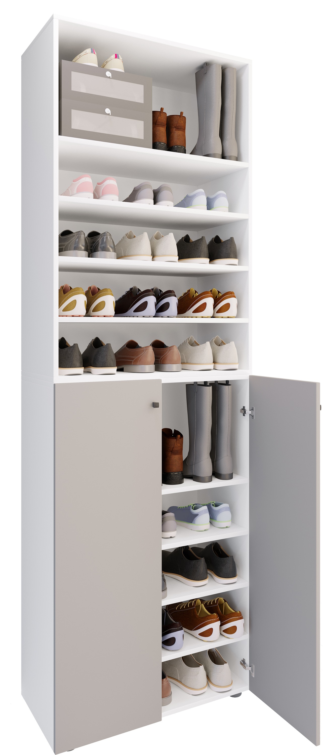 VCM Schuhschrank "VCM XL Holz Großer Schuhschrank Schuhregal Groß Stiefel D günstig online kaufen