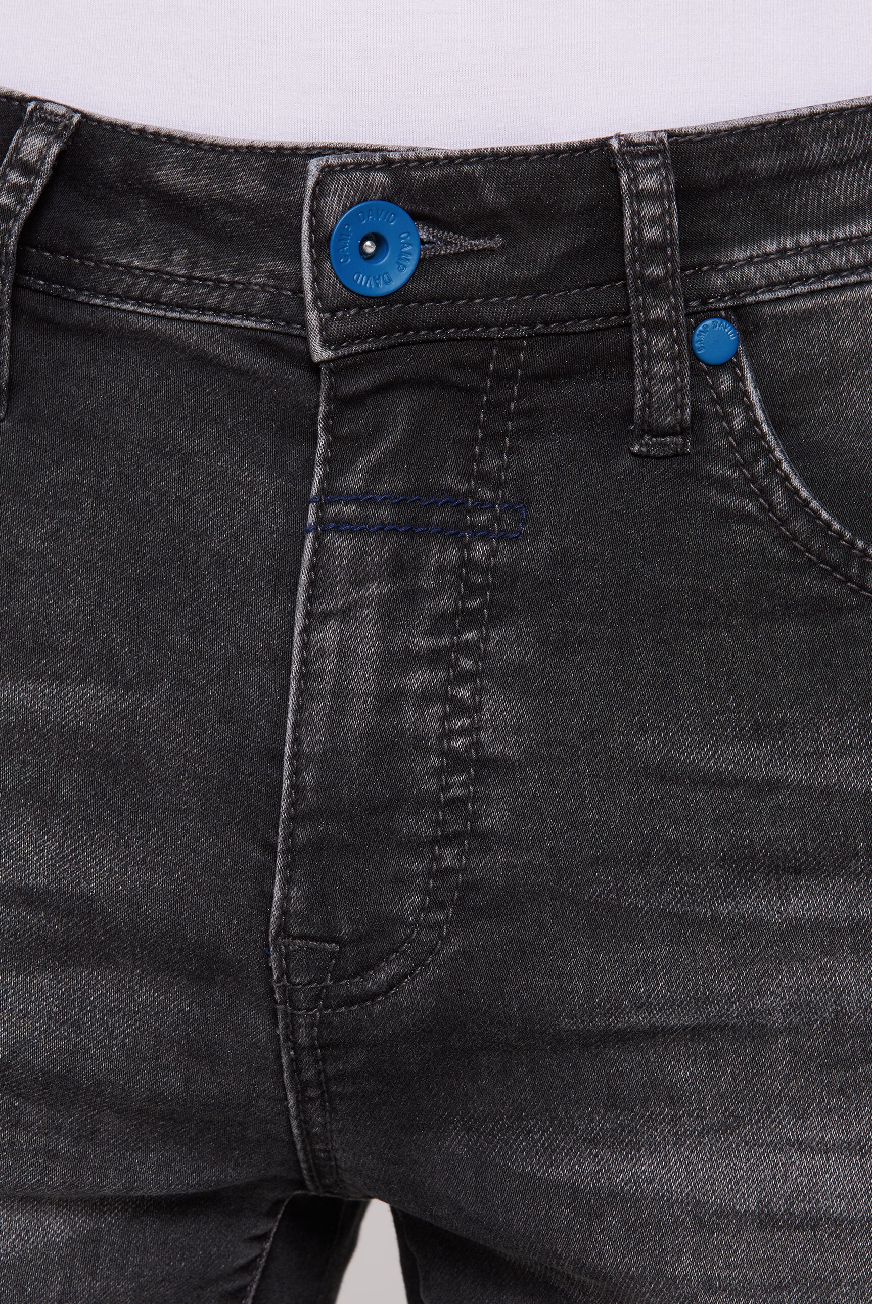 CAMP DAVID Jeansshorts, mit Turn-Up Saum