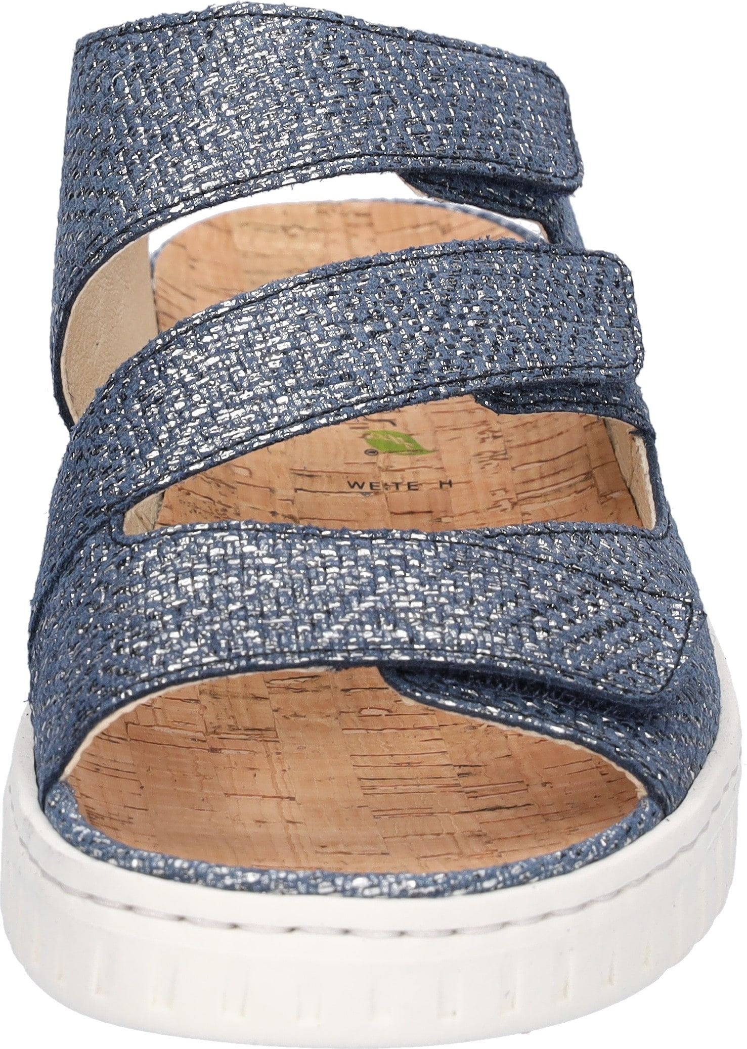 Waldläufer Pantolette »H-WILLOW«, Sommerschuh, Hausschuh, Klettschuh in Komfortweite H (= sehr weit)