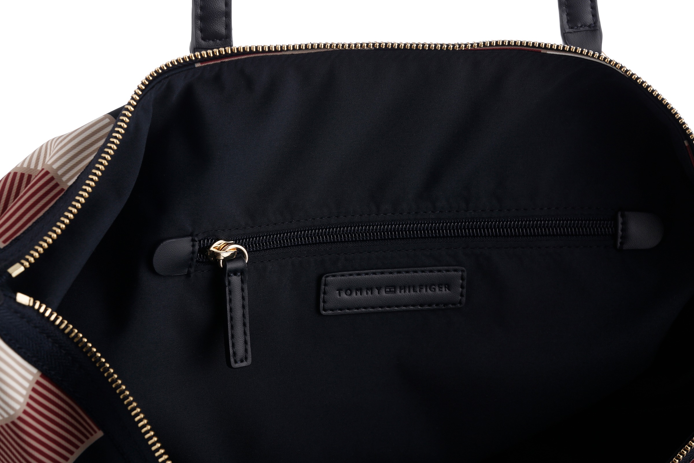 Tommy Hilfiger Shopper »POPPY TOTE STRIPE Tote«, Umhängetasche, Henkeltasche, Schultertasche in gestreiftem Look