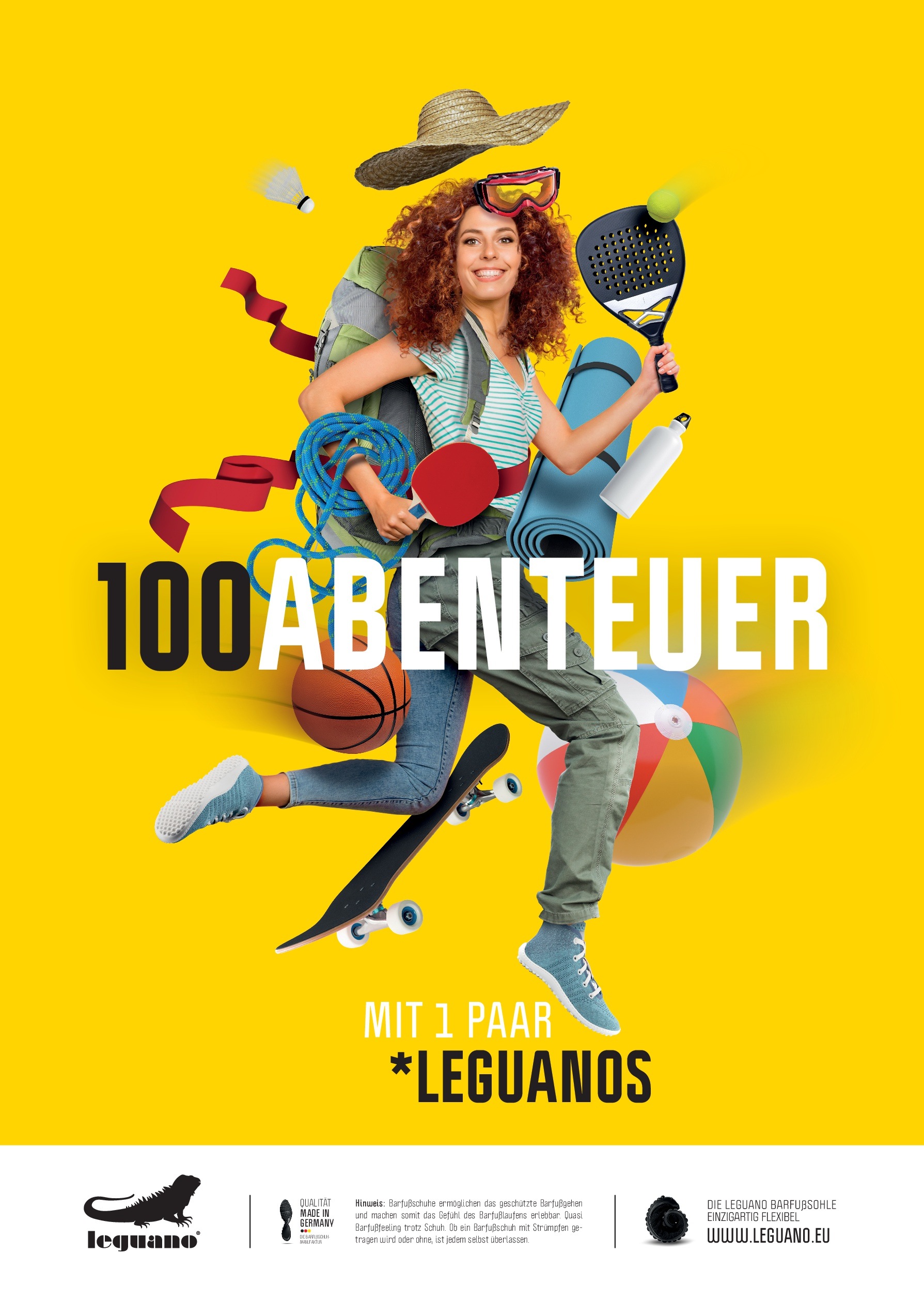 Leguano Go Barfußschuh Hellblau 40 3
