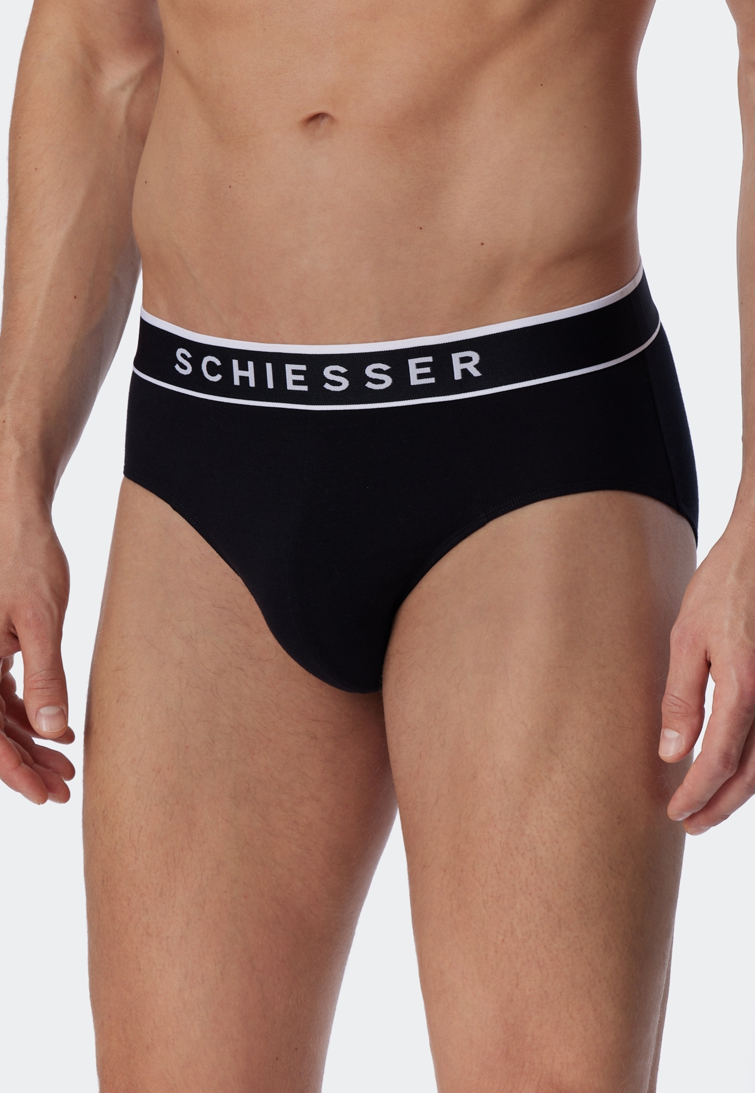 Schiesser Rioslip »"95/5"«, (3er-Pack), sportlicher Webgummibund mit kontraststarken SCHIESSER-Logo