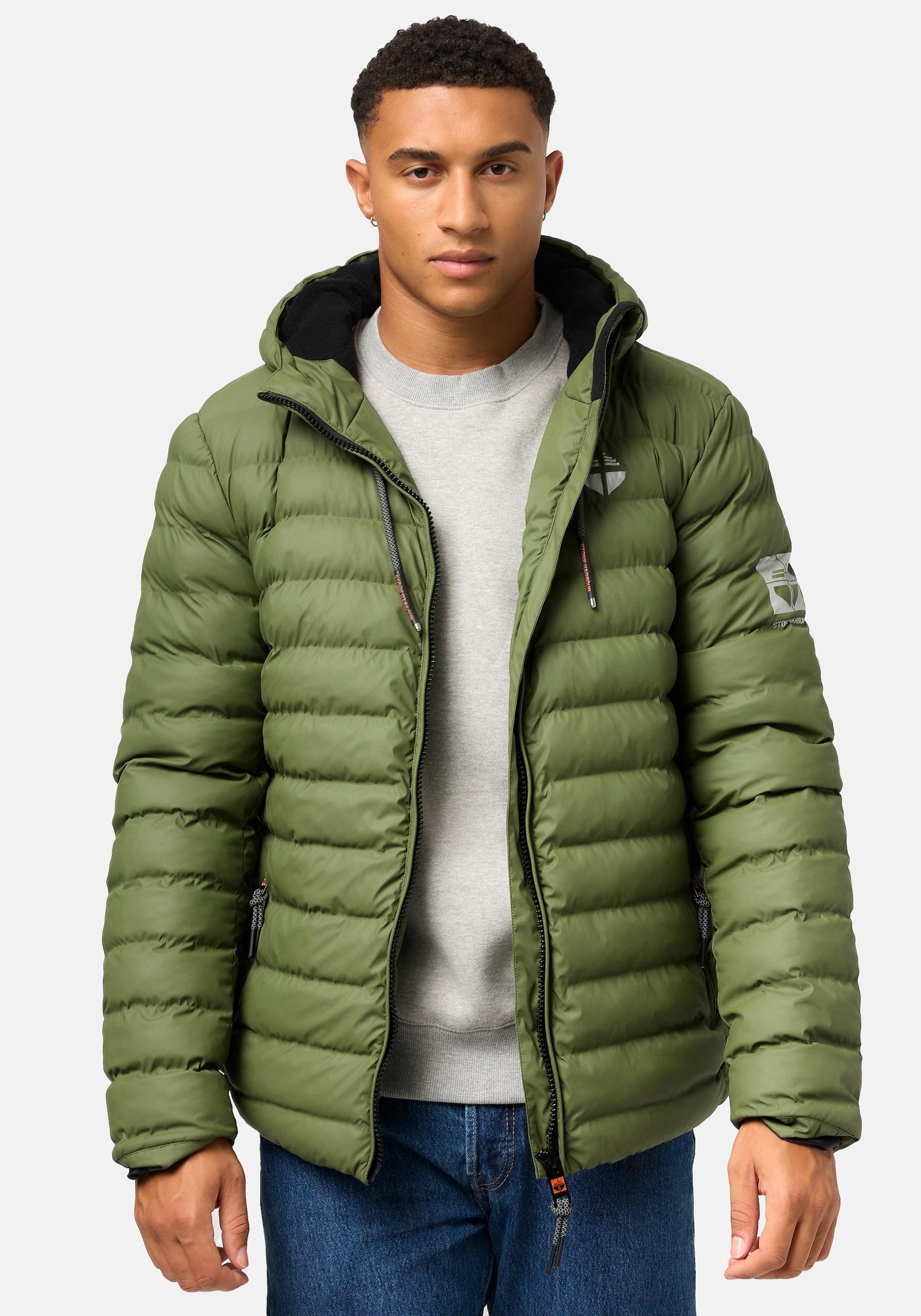 Stone Harbour Winterjacke »Zaharoo«, mit Kapuze, Wasserdichte, gesteppte Regenjacke für den Winter