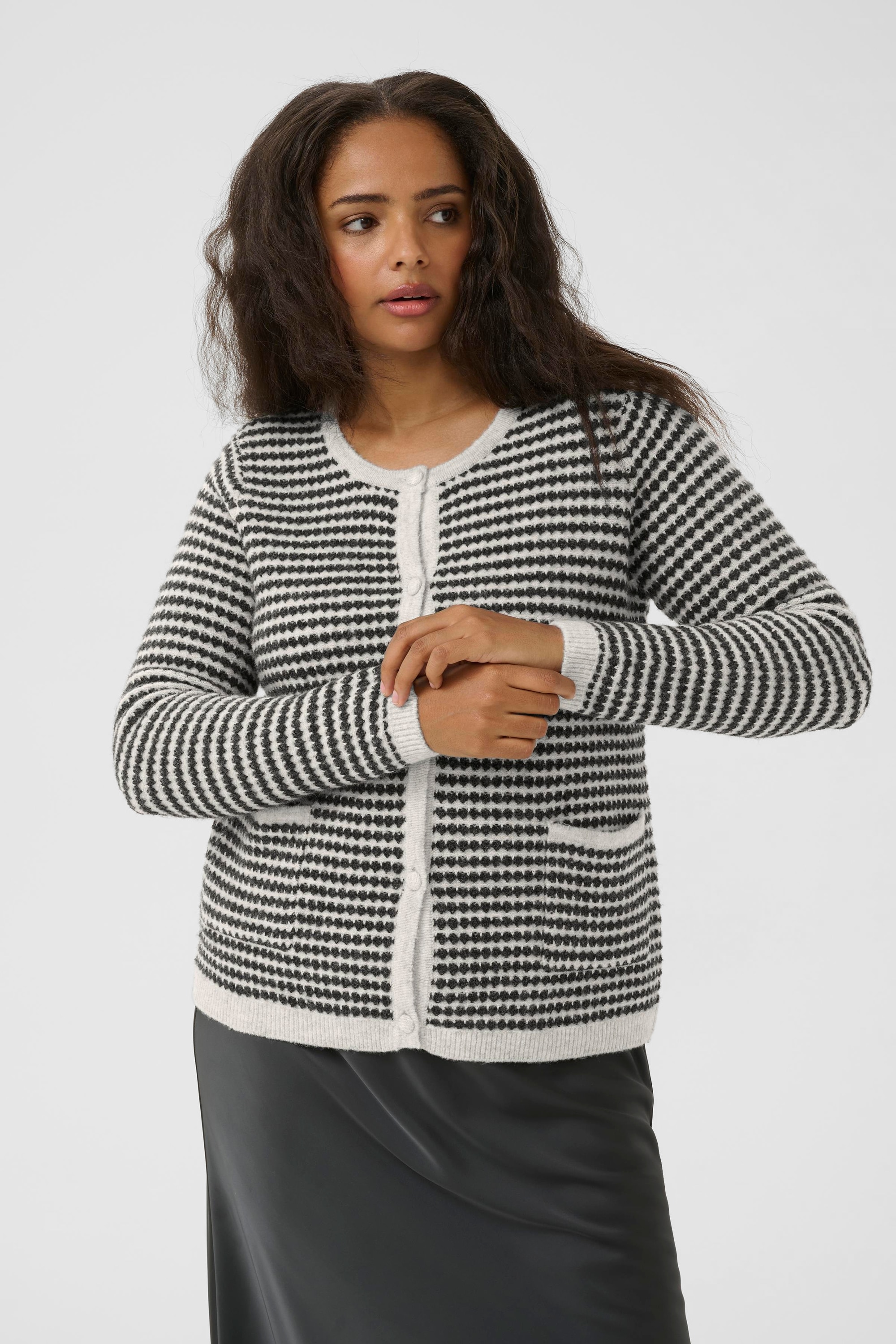 KAFFE Curve Strickjacke »Damen Strickjacke KCelanna«
