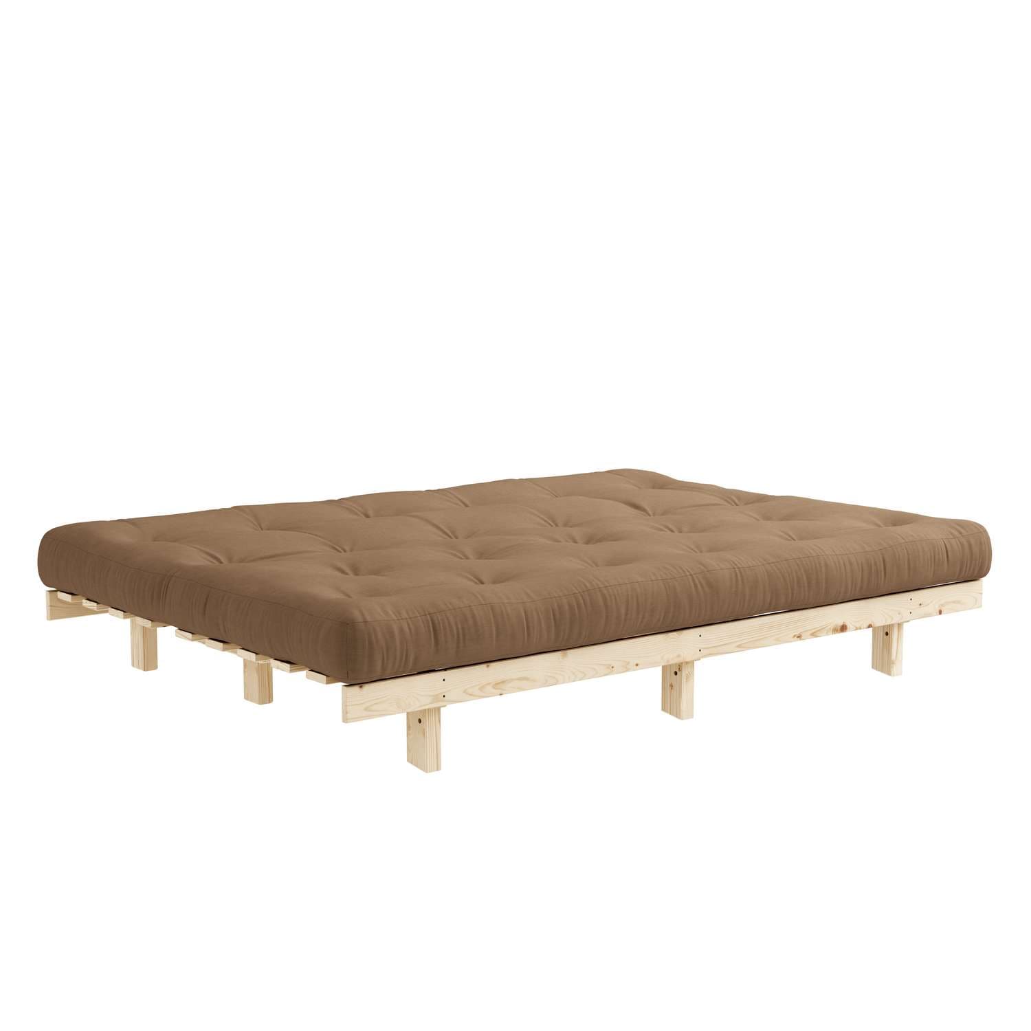 Karup Design Schlafsofa »Lean 200 Schlafsofa, Gästebett, Sofa mit Futonmatratze«, (2 St.), Inkl. Futonmatratze, Liegefläche 130x200 cm, FSC® zertifizierte Kiefer