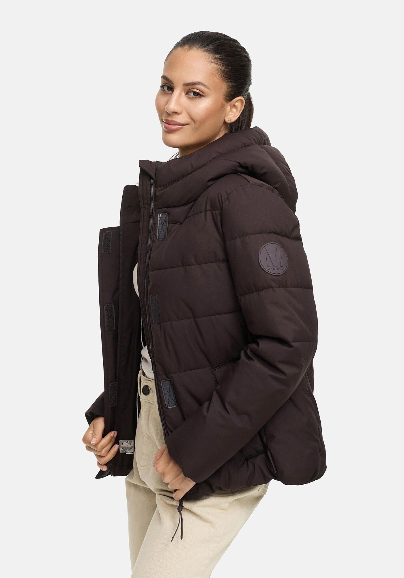 Marikoo Outdoorjacke "Elira", mit warmem Teddyfell günstig online kaufen