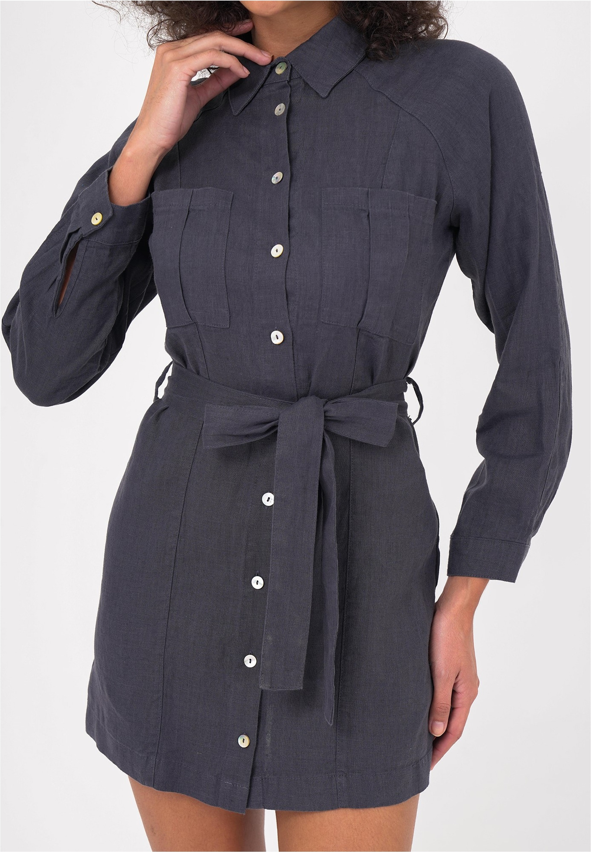 freshlions Jerseykleid "Belinda" 1 Stk. tlg. mit praktischem Bindeband günstig online kaufen