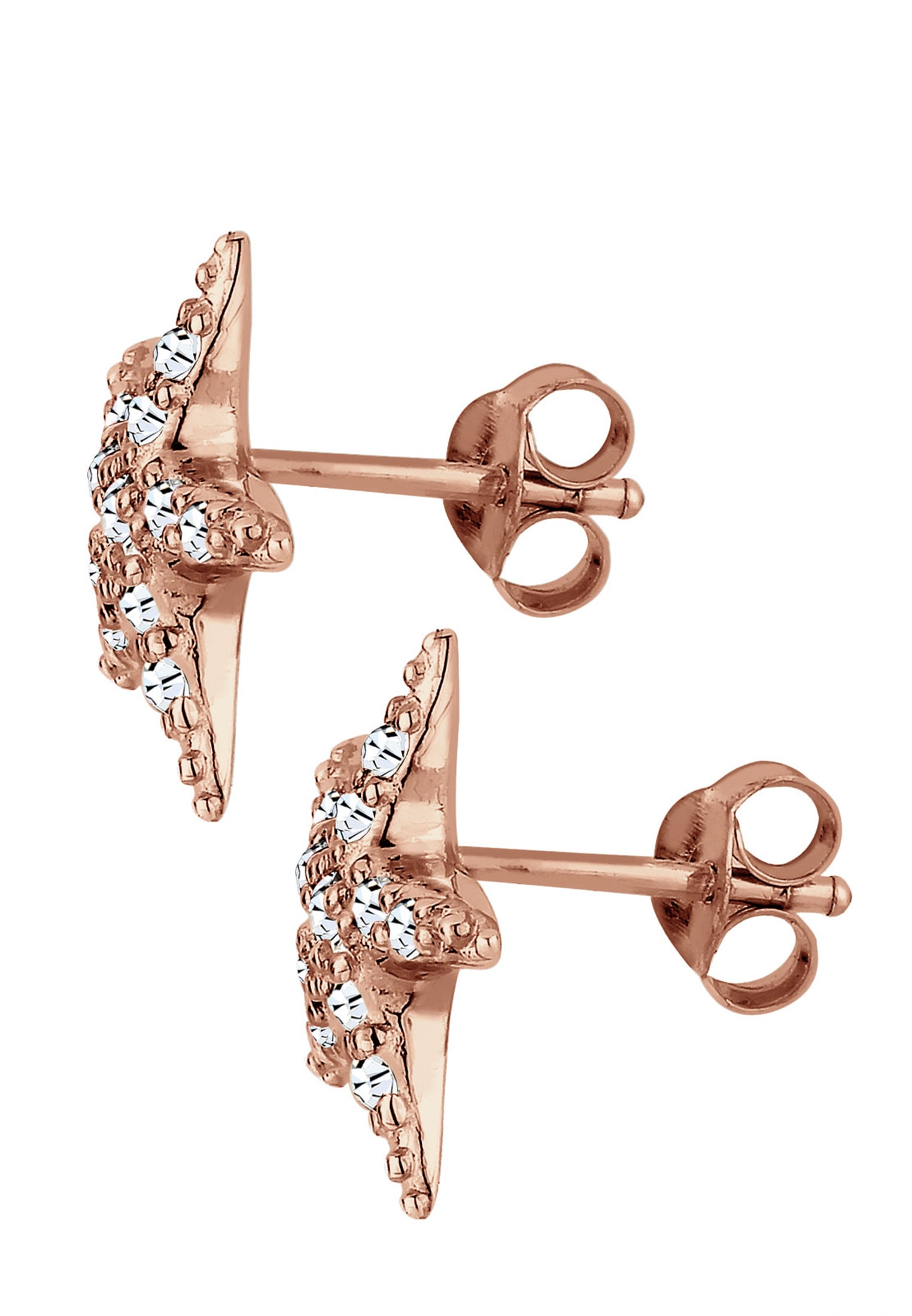 Elli Paar Ohrstecker »Seestern mit Kristalle funkelnd 925 Sterling Silber«