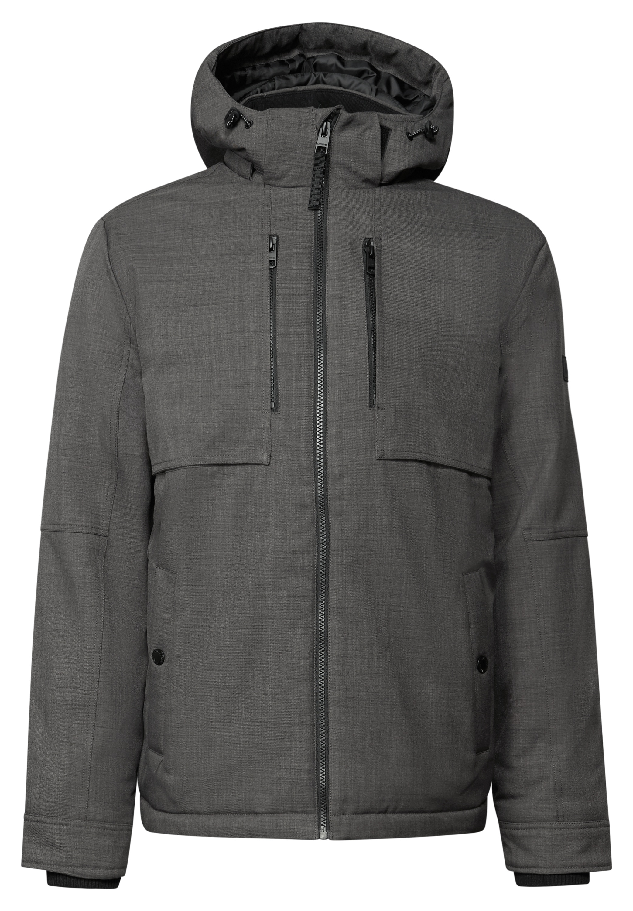 STREET ONE MEN Funktionsjacke, mit Kapuze, mit abnehmbarer Kapuze