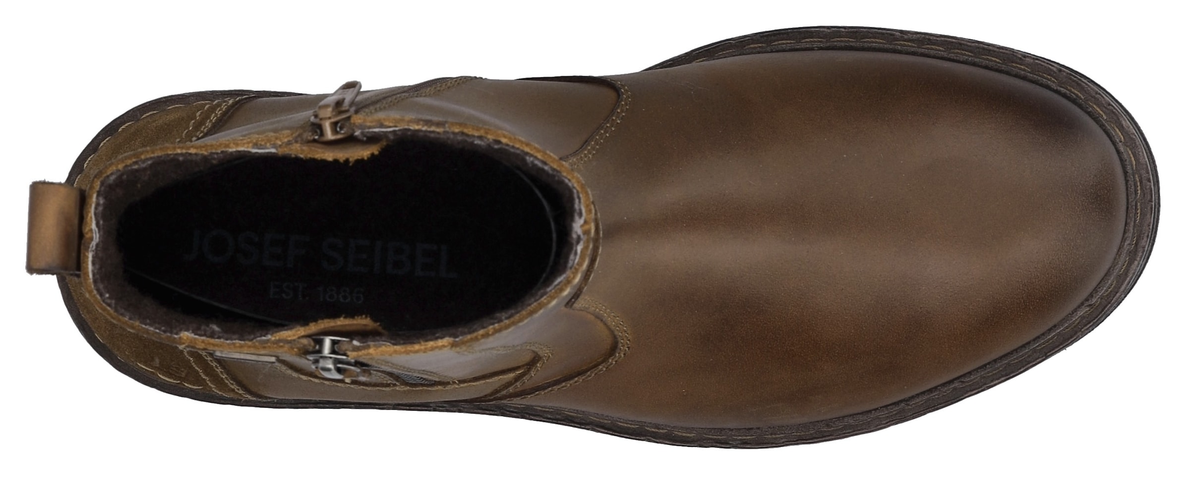 Josef Seibel Chelseaboots »Curtis 51«, Bikerboots, Komfortstiefel mit Profilsohle