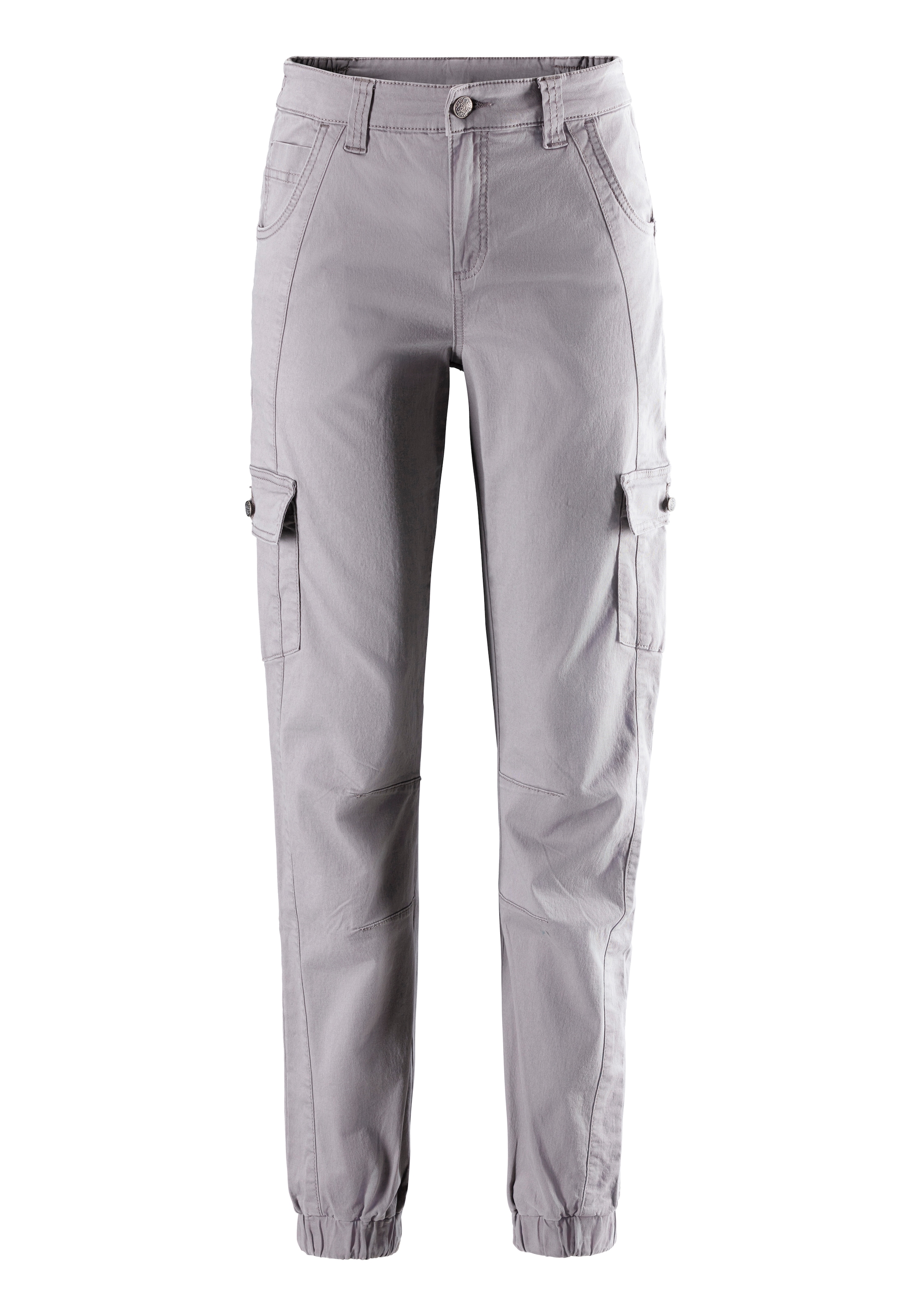 Vivance active Trekkinghose »Cargo Jeans Optik«, Baumwollmix mit Cargo Taschen
