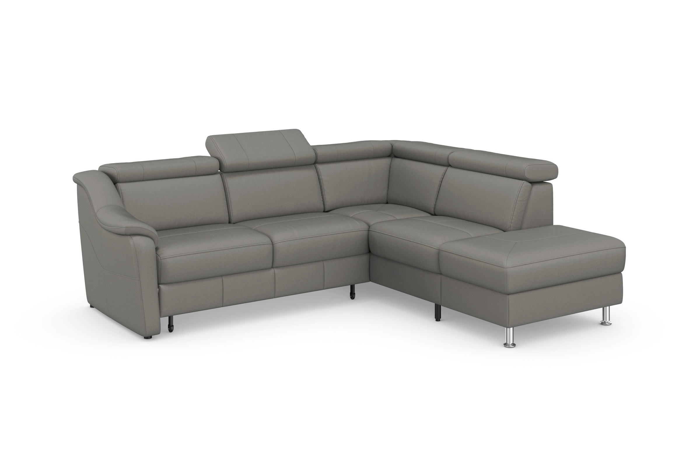 sit&more Ecksofa »Freetown L-Form« inklusive Kopfteilverstellung und komfortablem Federkern