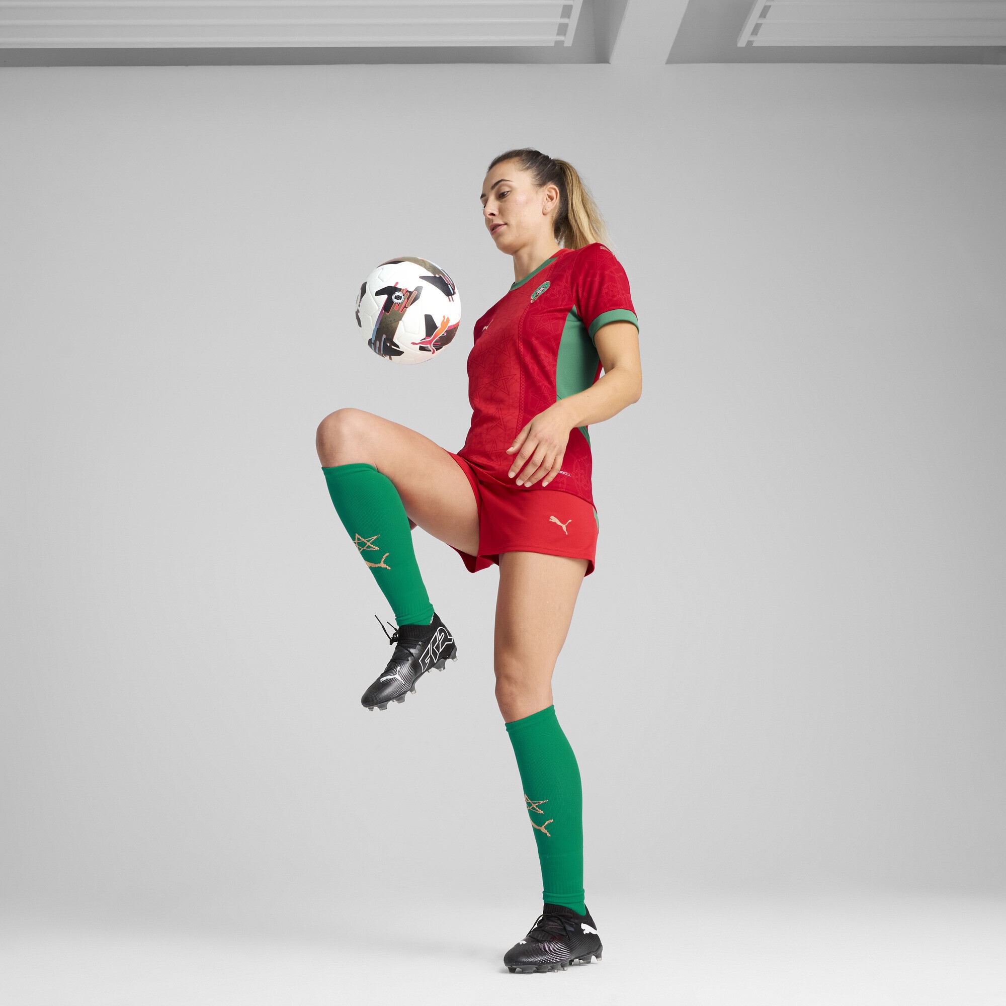 PUMA Sporthose »Marokko 2025 Shorts Damen«
