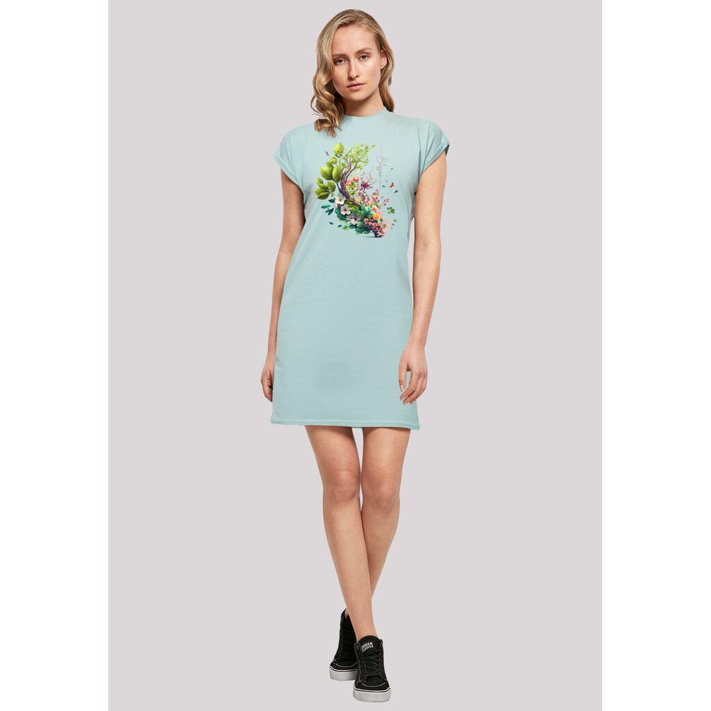 F4NT4STIC Shirtkleid »Blüten Baum Kleid«