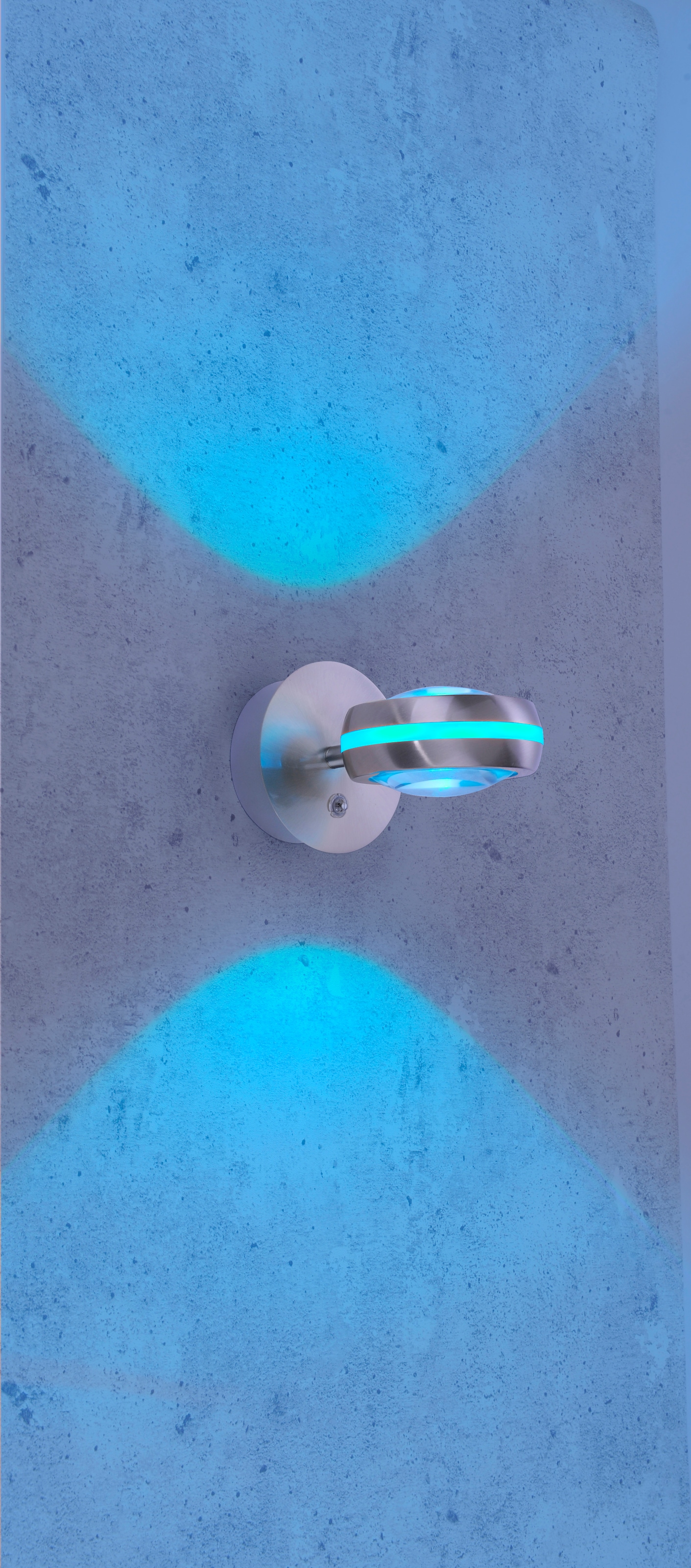 TRIO Leuchten LED Wandleuchte »VISTA«, 2 flammig, Leuchtmittel LED-Board | LED fest integriert, WiZ Smarthome Wandleuchte App Steuerung