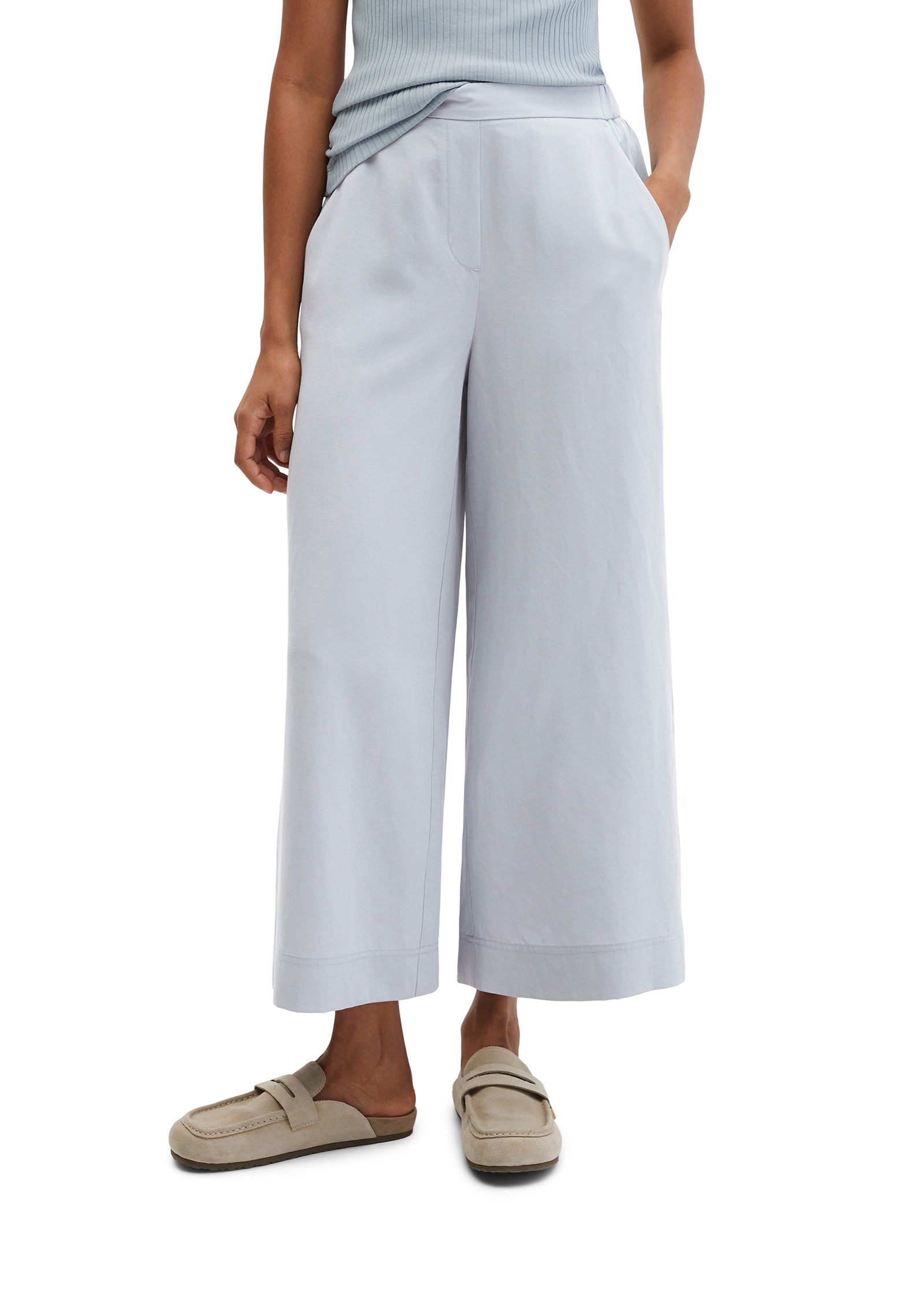 Marc OPolo "MARGO WIDE" Model Margo wide aus Lyocell-Leinen-Mix, elastischer Bund