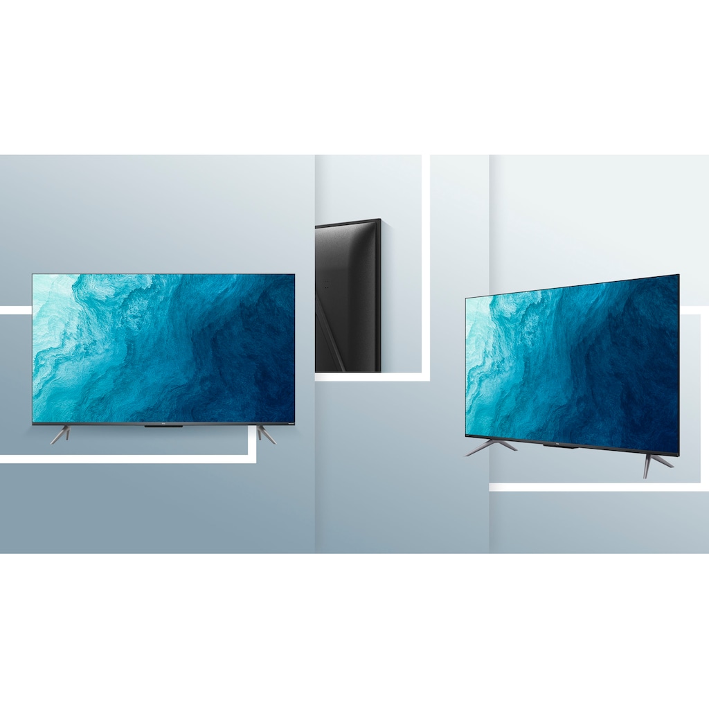 TCL QLED-Fernseher »43C735X1«, 108 cm/43 Zoll, 4K Ultra HD, Smart-TV-Google TV, HDR Premium, Dolby Atmos, HDMI 2.1, Metallgehäuse, ONKYO-Sound