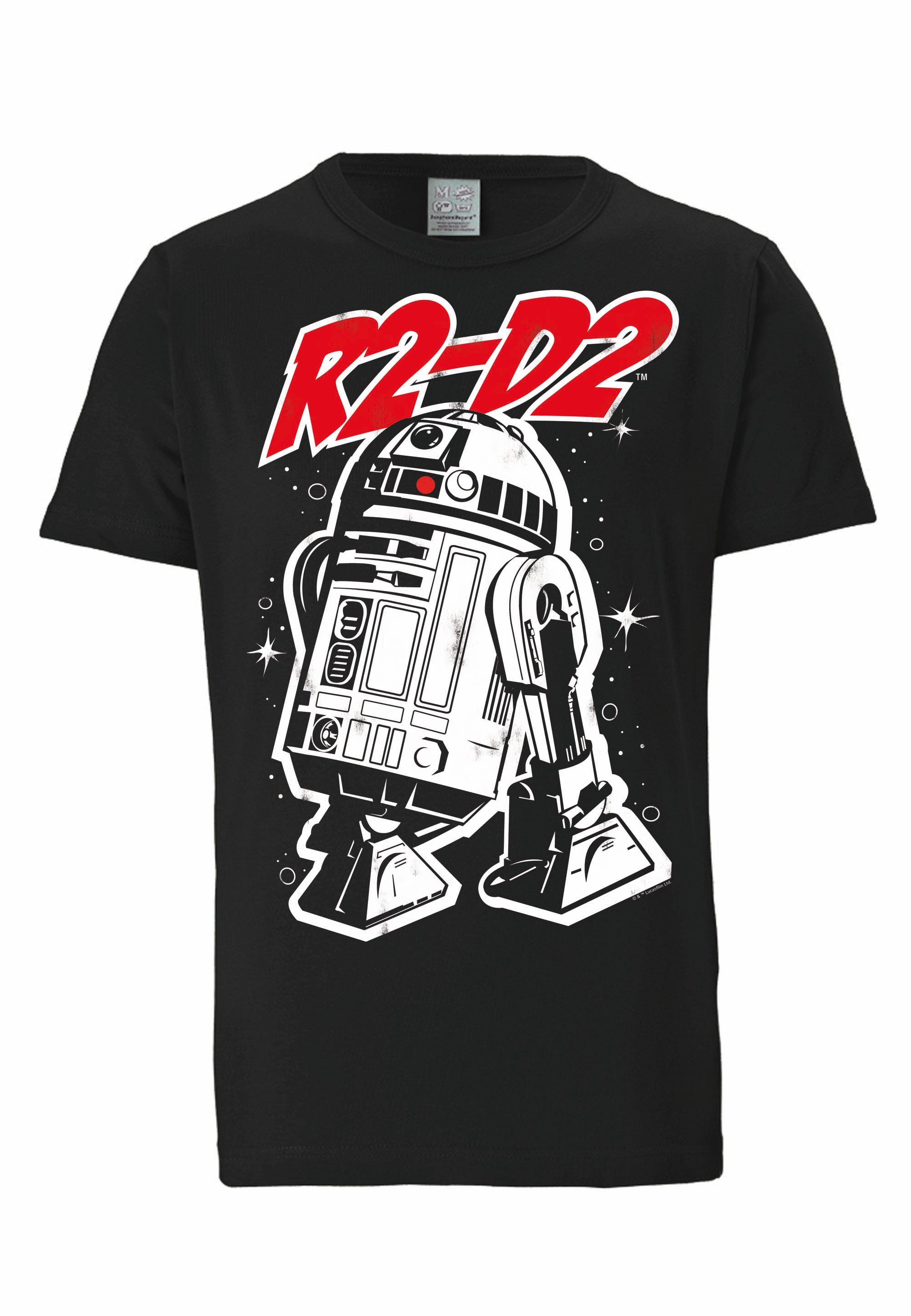 LOGOSHIRT T-Shirt »Star Wars - R2-D2«, mit coolem Print