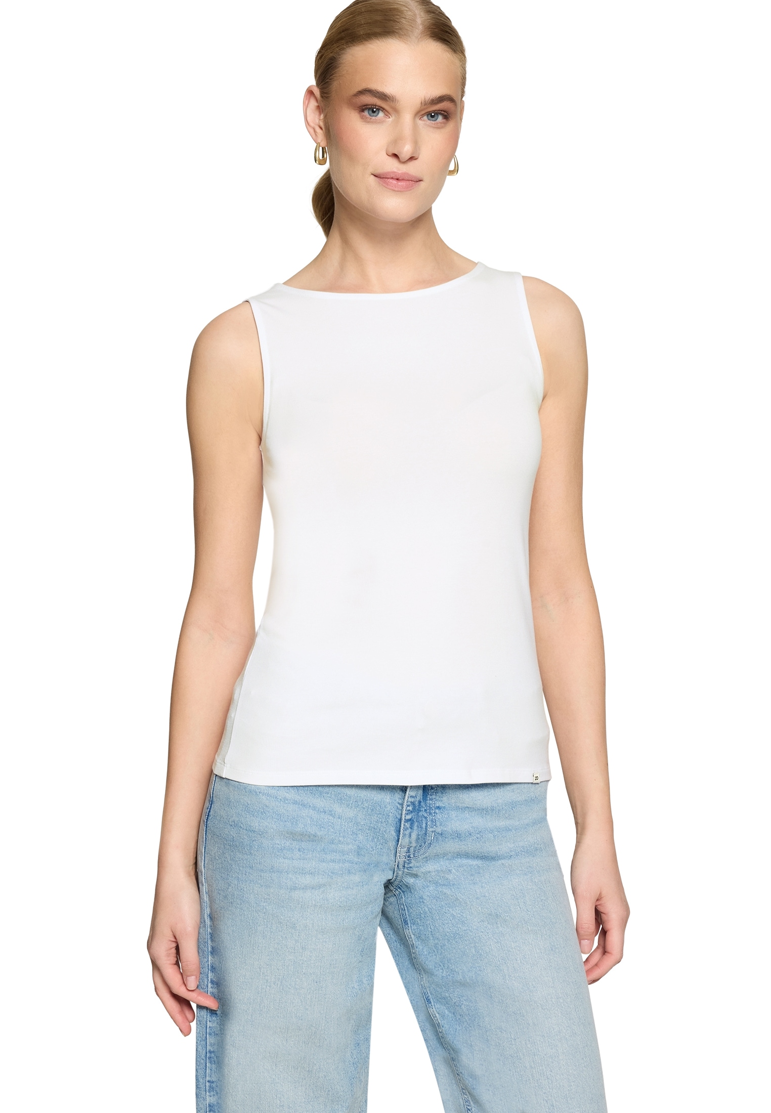 Zero Tanktop »Damen Shirt mit U-Boot-Ausschnitt« Material