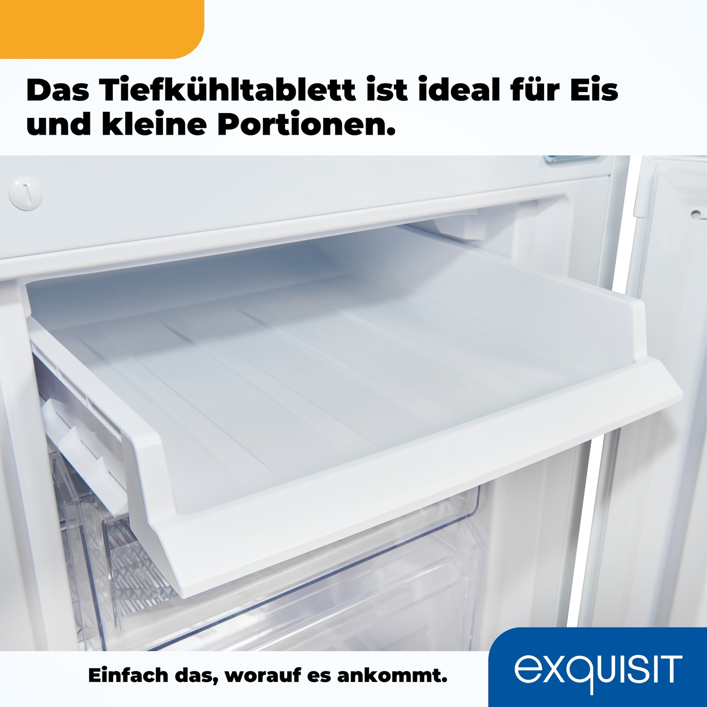 exquisit Kühl-/Gefrierkombination »KGC232-60-E-040E«, 173 L Volumen, 4 Sterne Gefrieren
