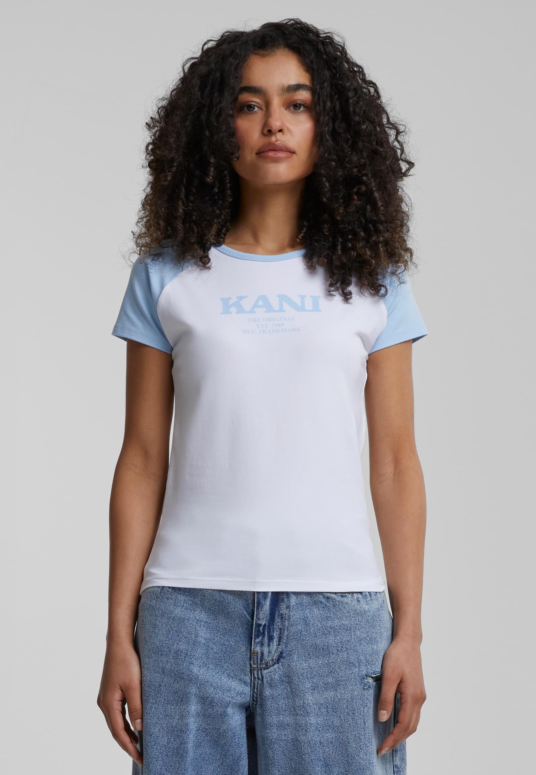 Karl Kani T-Shirt »Karl Kani Damen KW242-005-2 Retro Tiny Tee«, (1 tlg.)