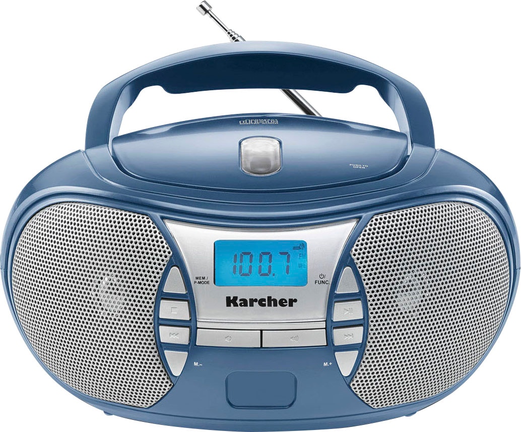 Karcher Boombox »RR 5025«, (FM-Tuner-UKW mit RDS 2,2 W)