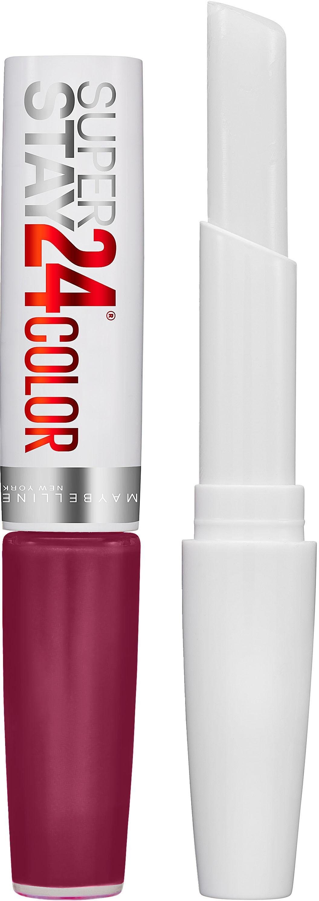 MAYBELLINE NEW YORK Lippenstift »Super Stay 24H Smile Brighter«, mit natürlichen Inhaltstoffen