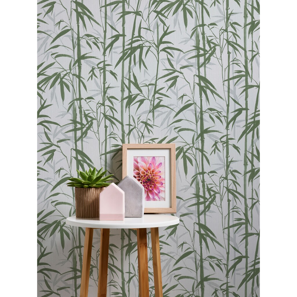METROPOLIS BY MICHALSKY LIVING Vliestapete »Change is good, Bold Bamboo«, floral-botanisch-tropisch, Designertapete Tapete Bambus