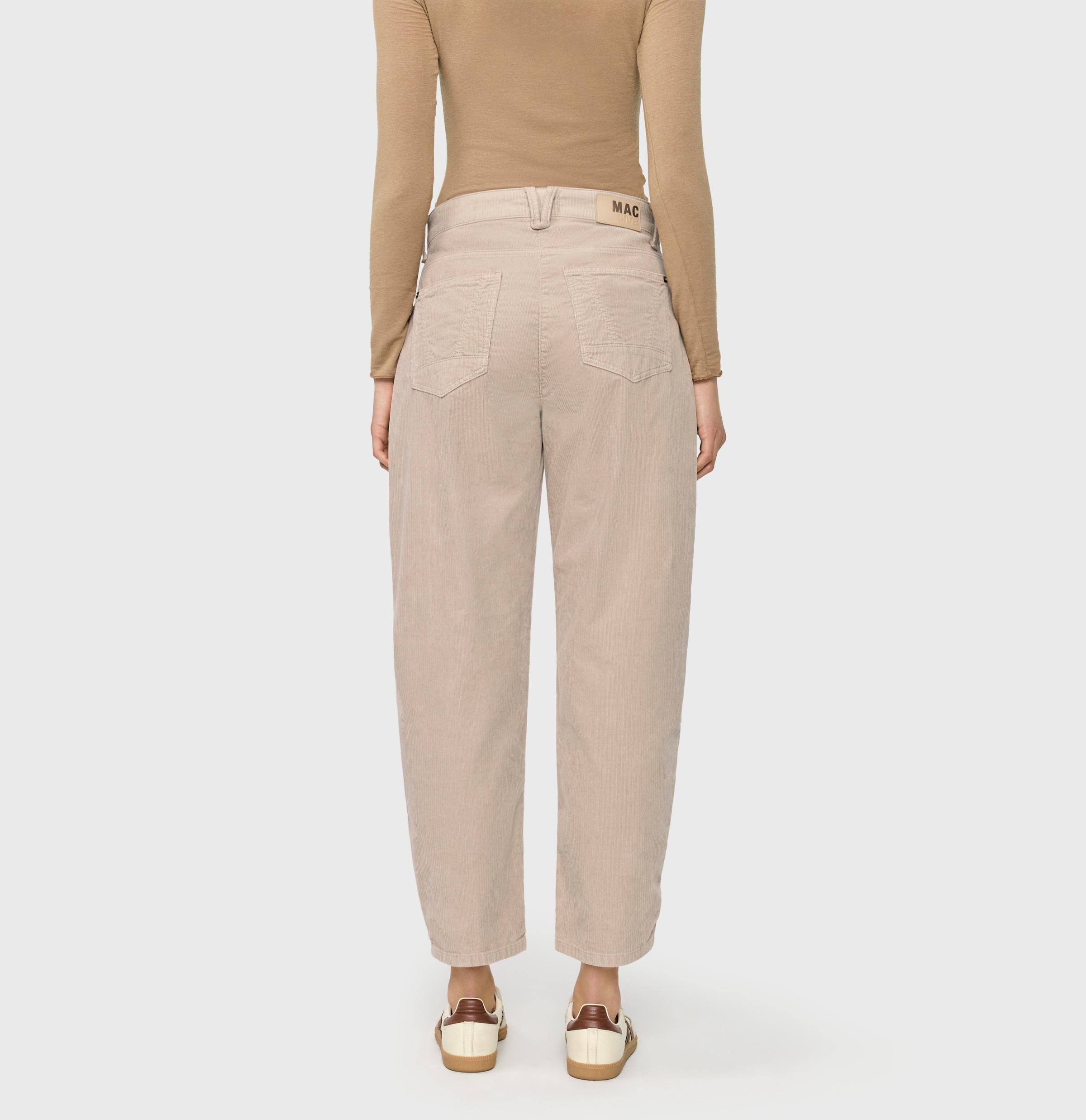 MAC Cordhose  5-Pocket-Style, weites Bein