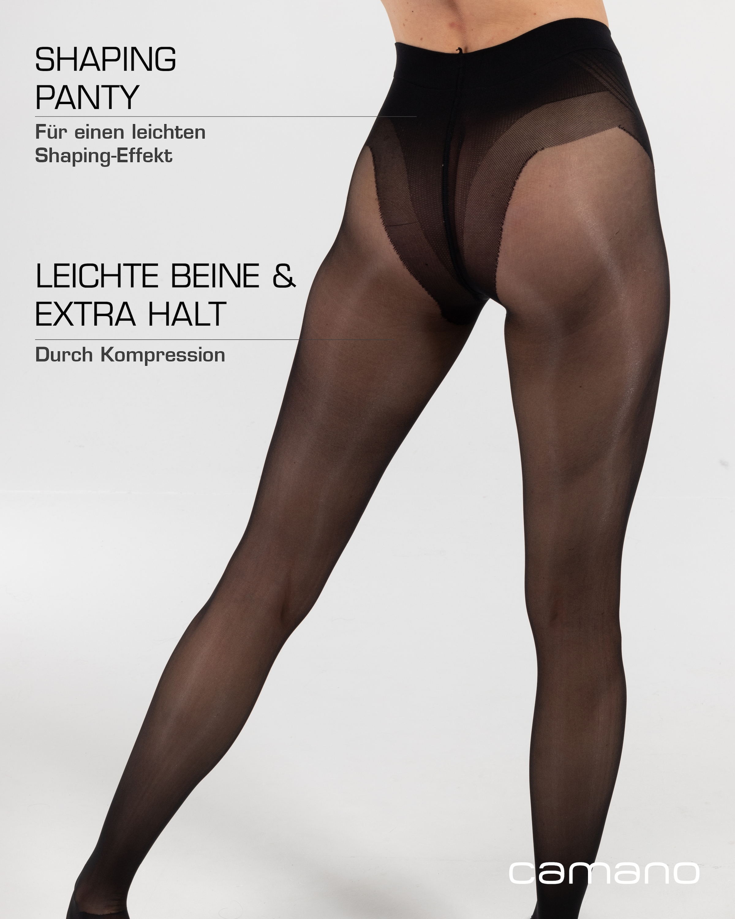 Camano Feinstrumpfhose »fine functional«, (2er Pack), mit nahtloser Verarbeitung