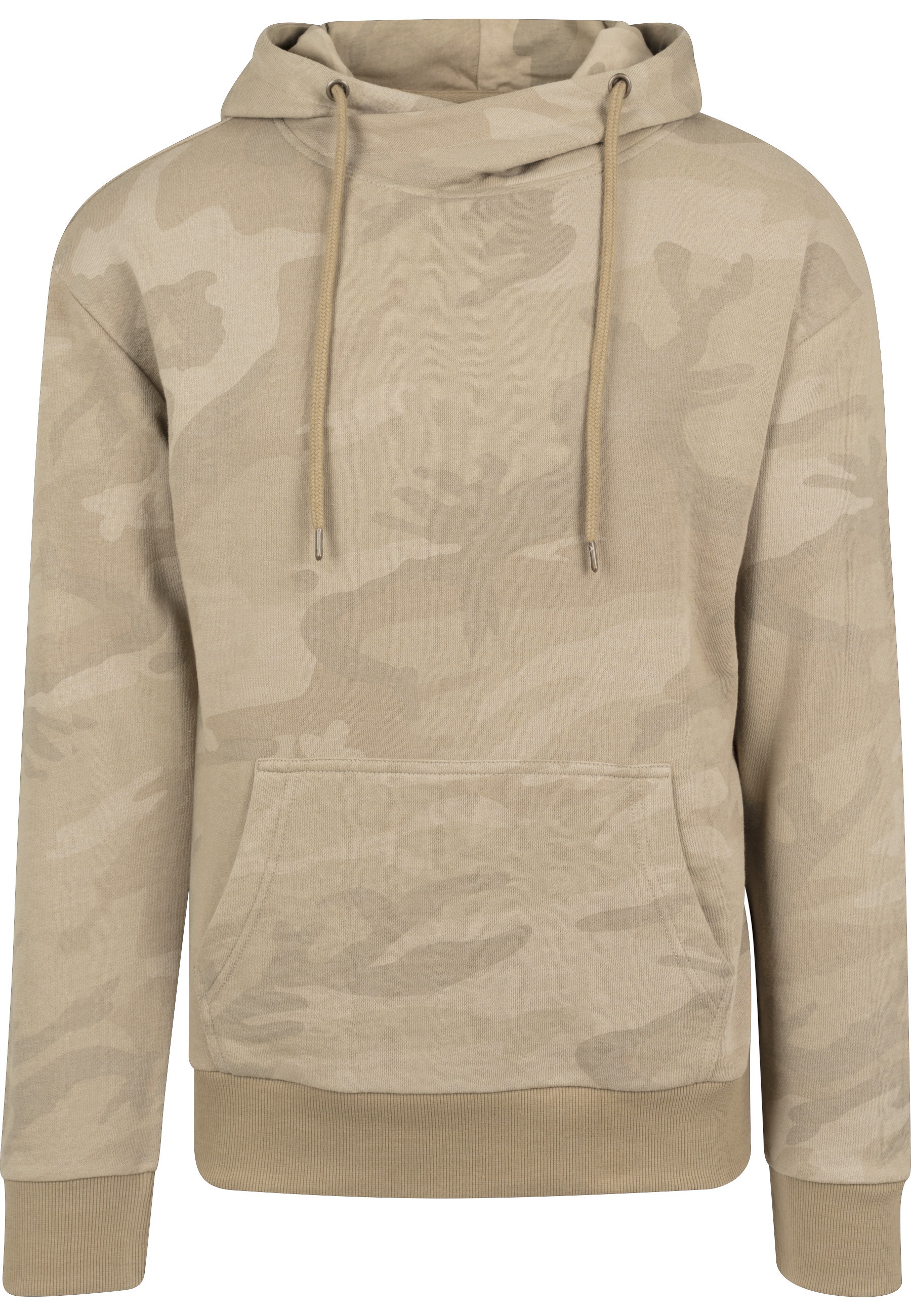 URBAN CLASSICS Hoodie "Urban Classics Herren High Neck Camo Hoody", 1 Stk.